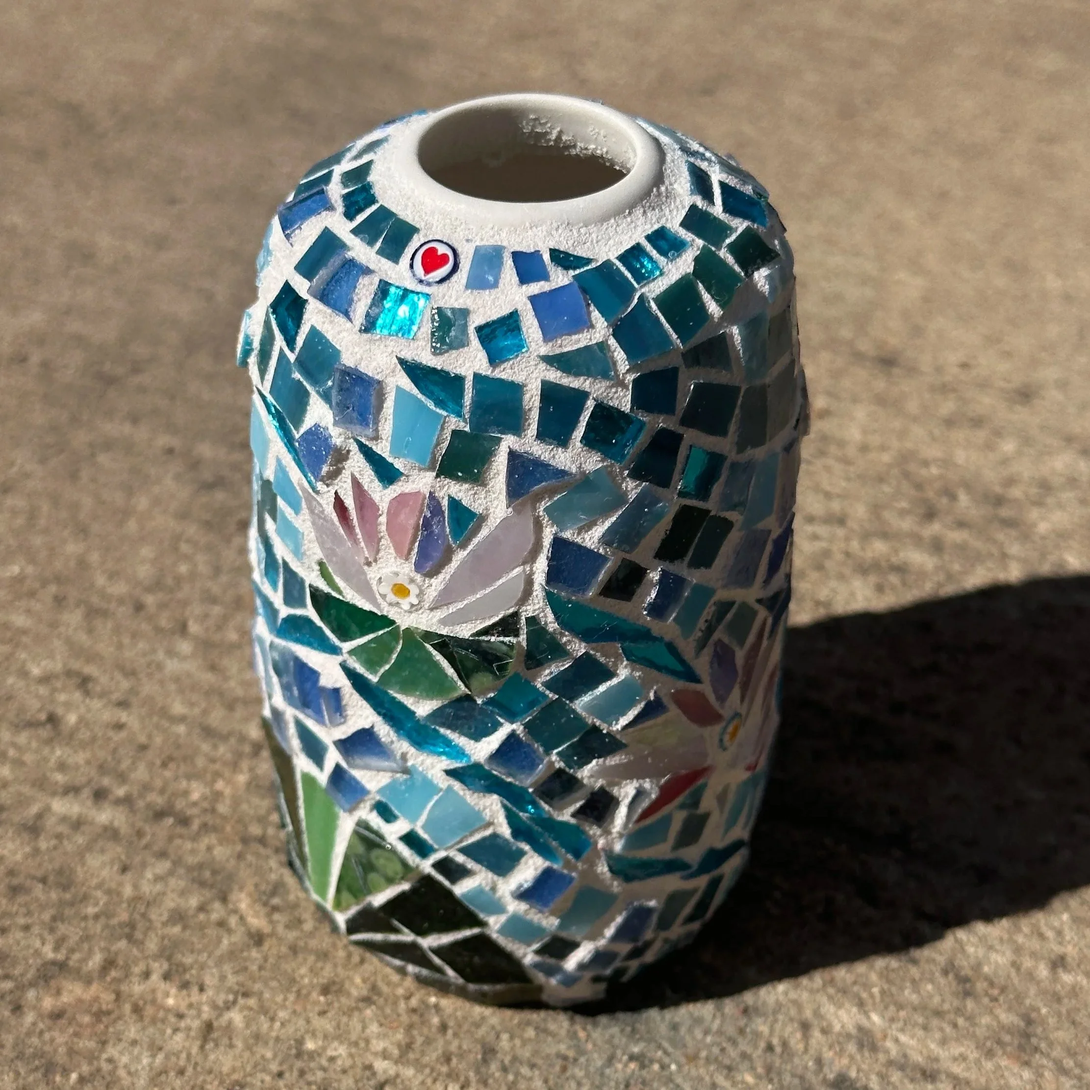 Mosaic Glass - Create Your Own Mini Vase