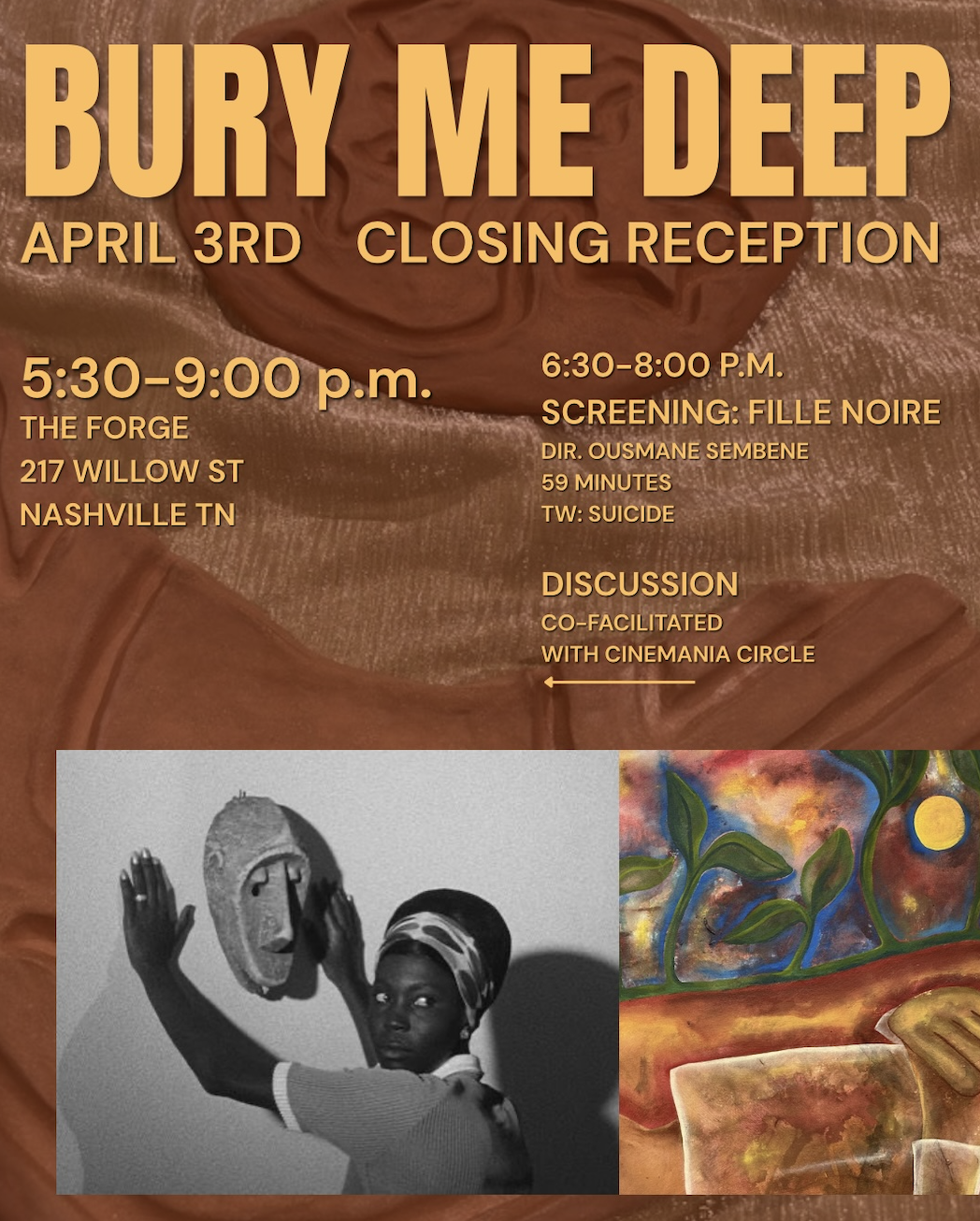 FILM SCREENING &amp; EXHIBITION CLOSING RECEPTION: Bury Me Deep