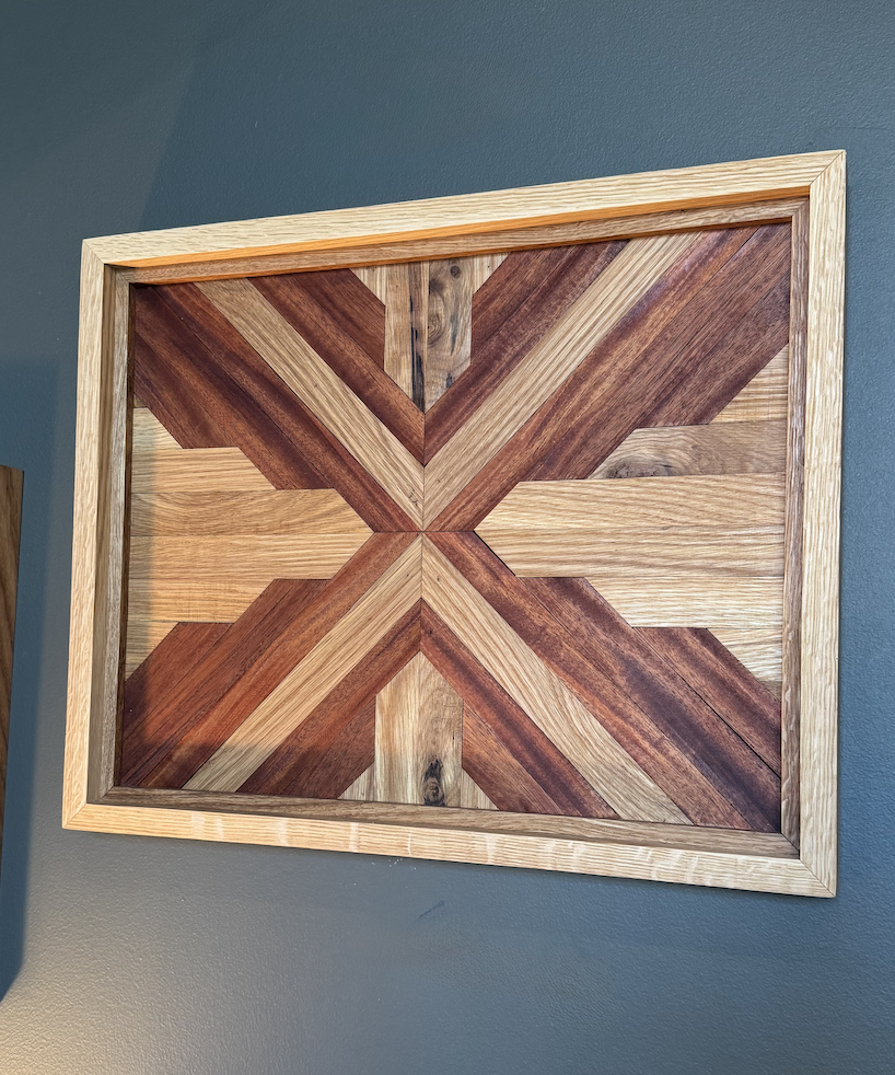 Geometric Wood Mosaic Workshop