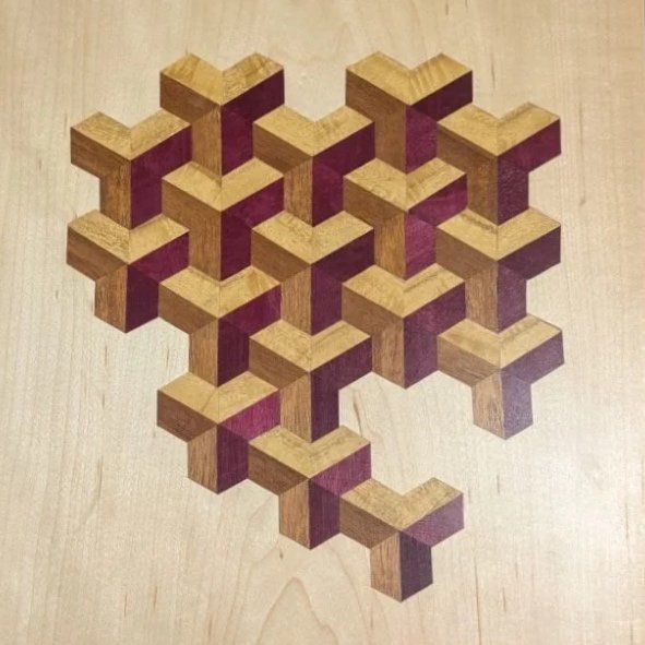 Parquetry: Geometric Patterns with Wood Veneer, Part 1