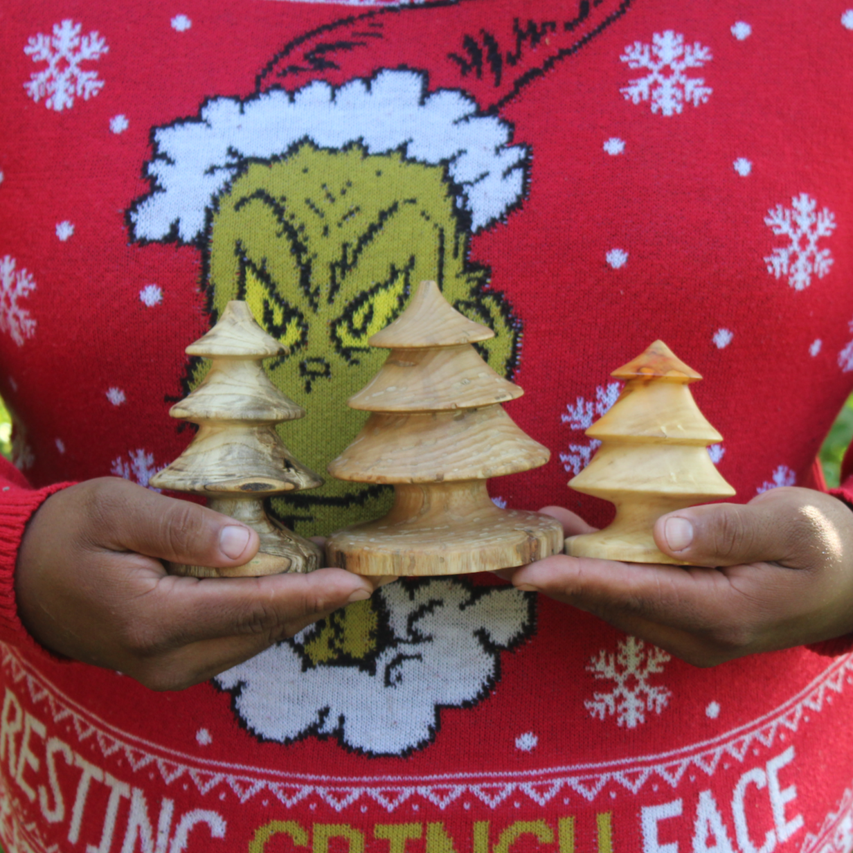 Introduction to Wood Turning: Tree Figurine