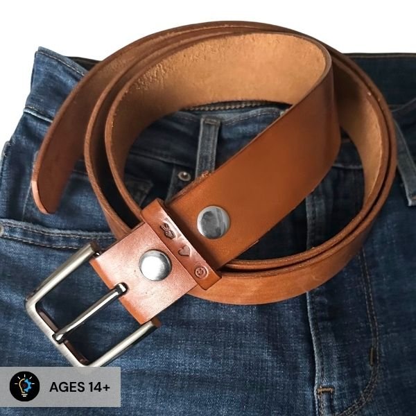 Beginner Leatherworking: Craft a Belt with Buckle