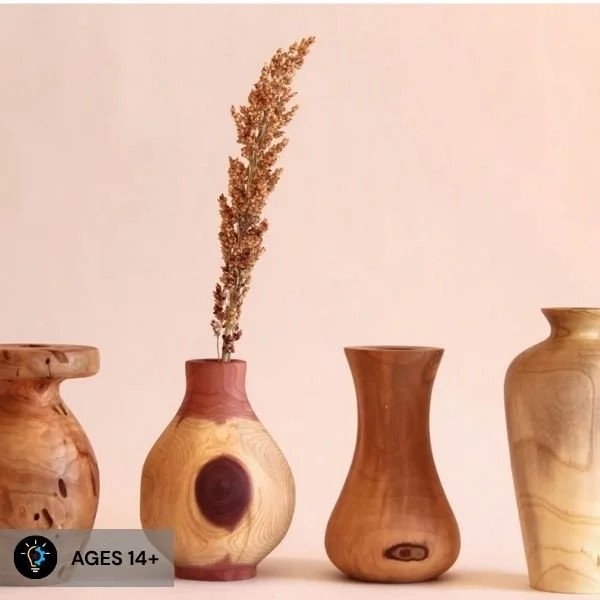 Introduction to Wood Turning - Bud Vase