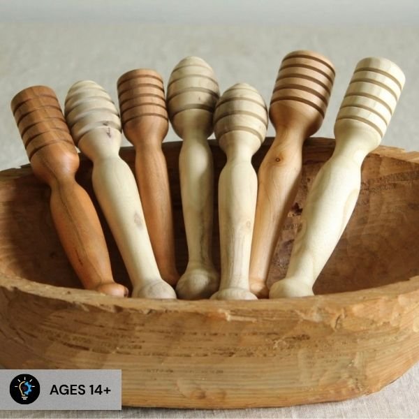 Introduction to Wood Turning: Honey Dipper
