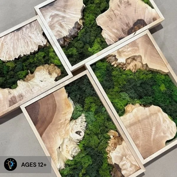 Live Edge Moss Art Workshop