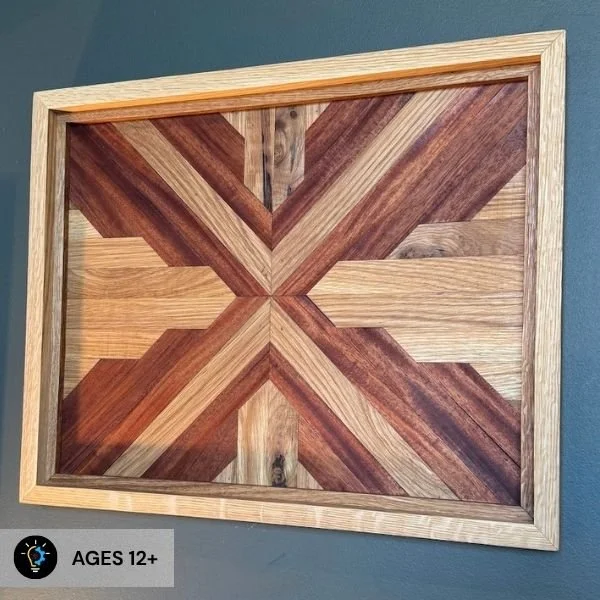 Geometric Wood Mosaic Workshop