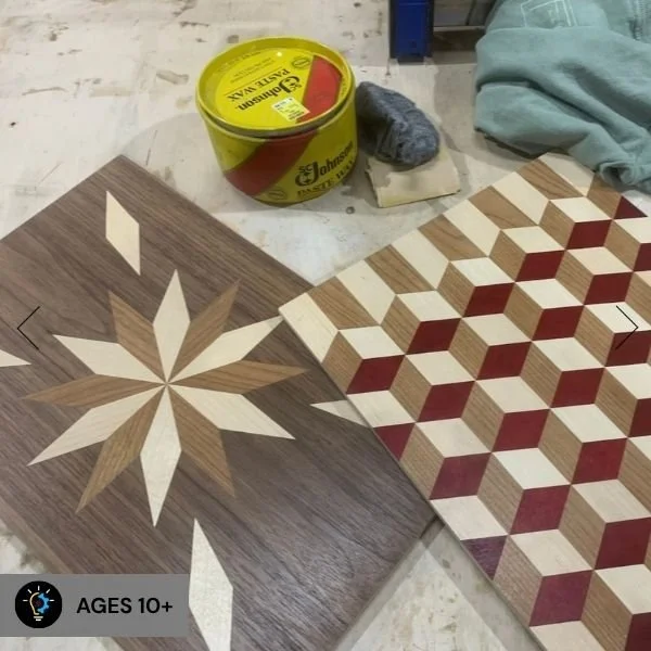 Parquetry: Geometric Patterns with Wood Veneer, Part 2