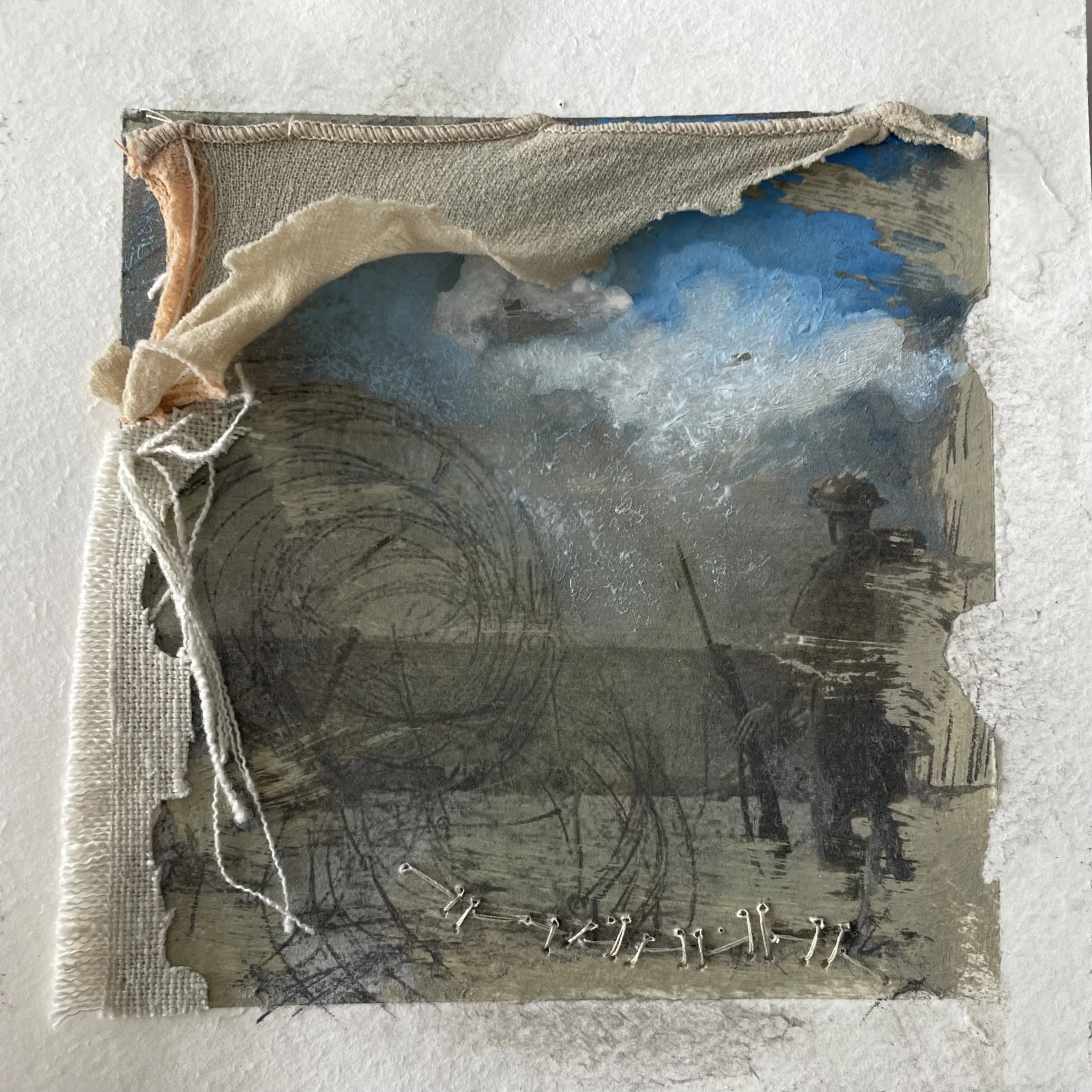 Acrylic Paint Image Transfer Art
