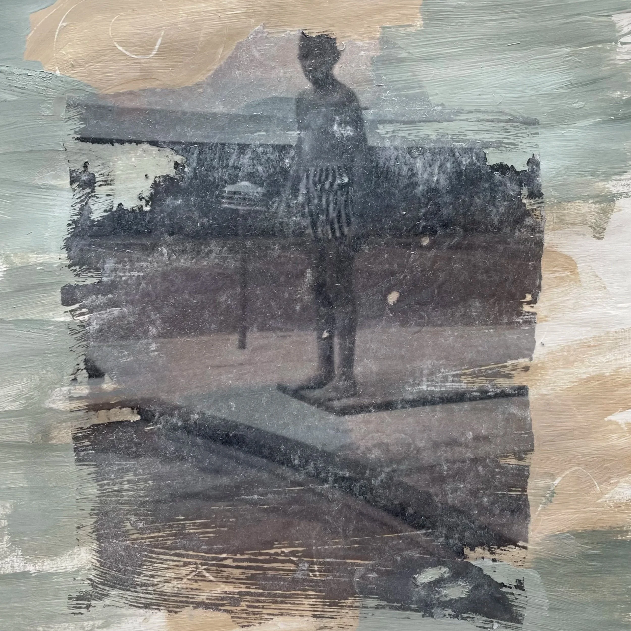 Acrylic Paint Image Transfer Art