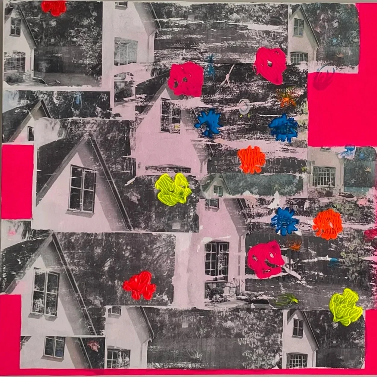 Acrylic Paint Image Transfer Art