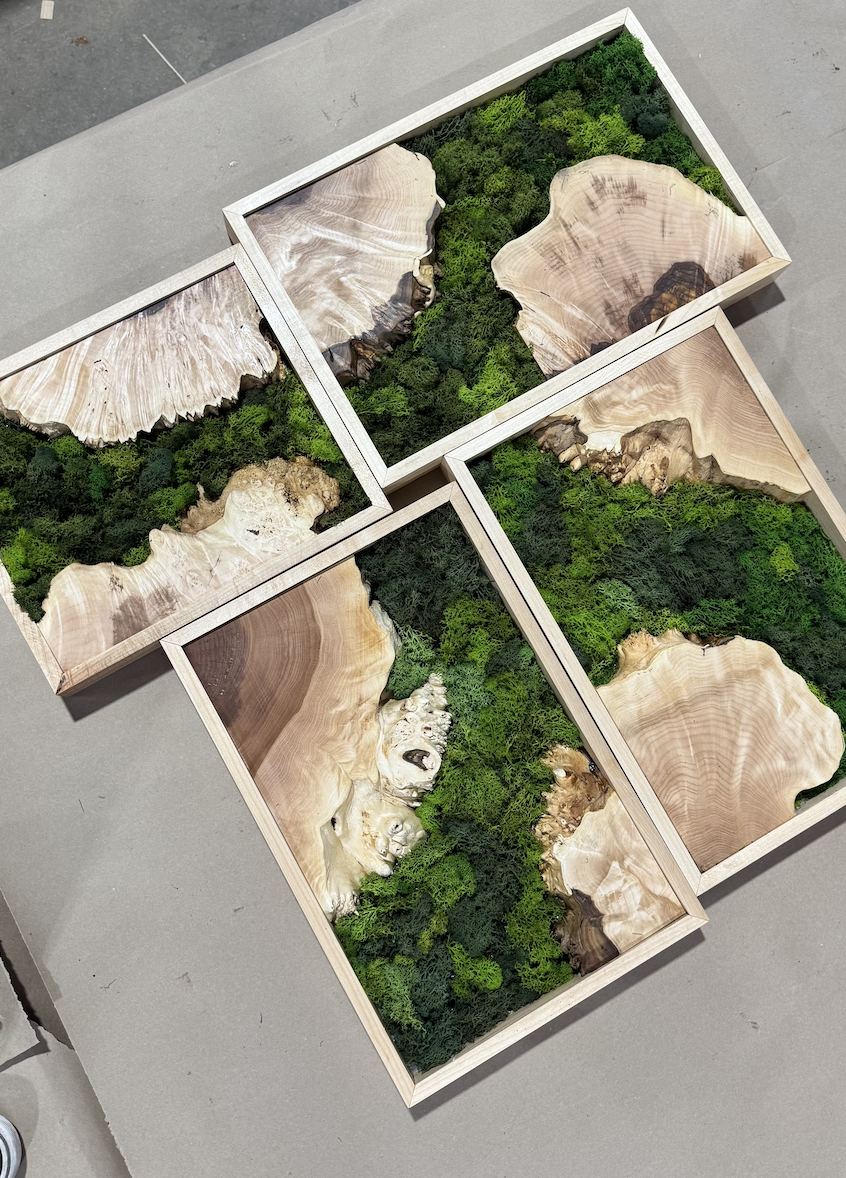 Live Edge Moss Art Workshop