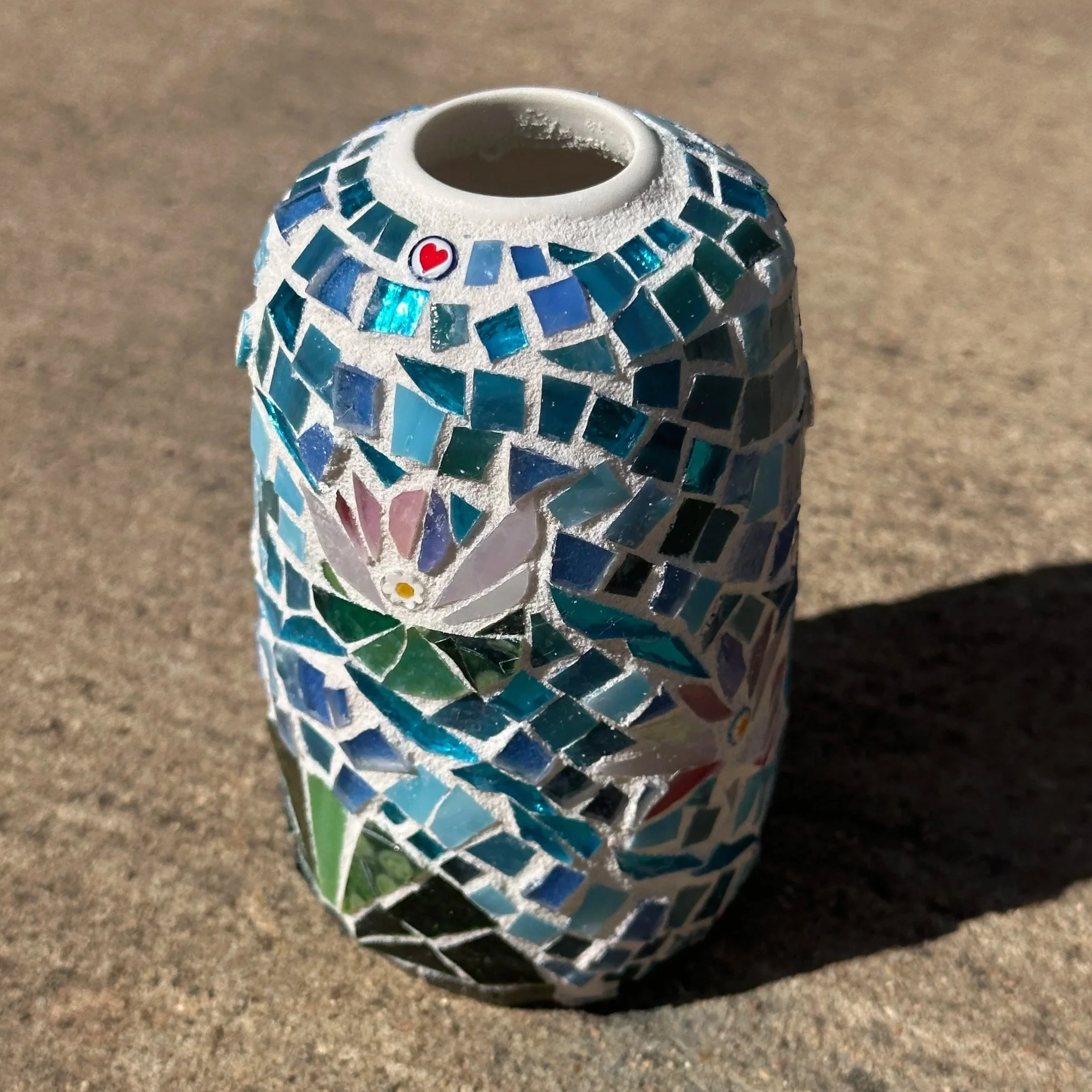 Mosaic Glass - Create Your Own Mini Vase