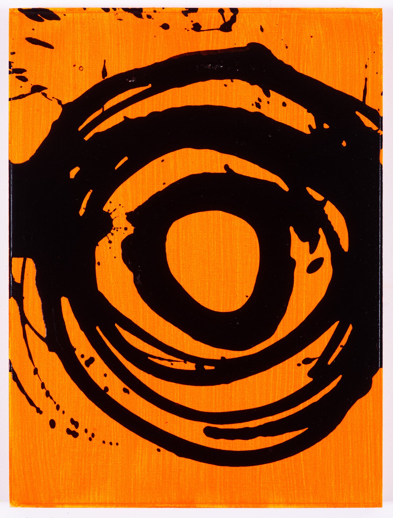 Tourbillion 1, acrylic on canvas on panel, 16 x 12", 2019