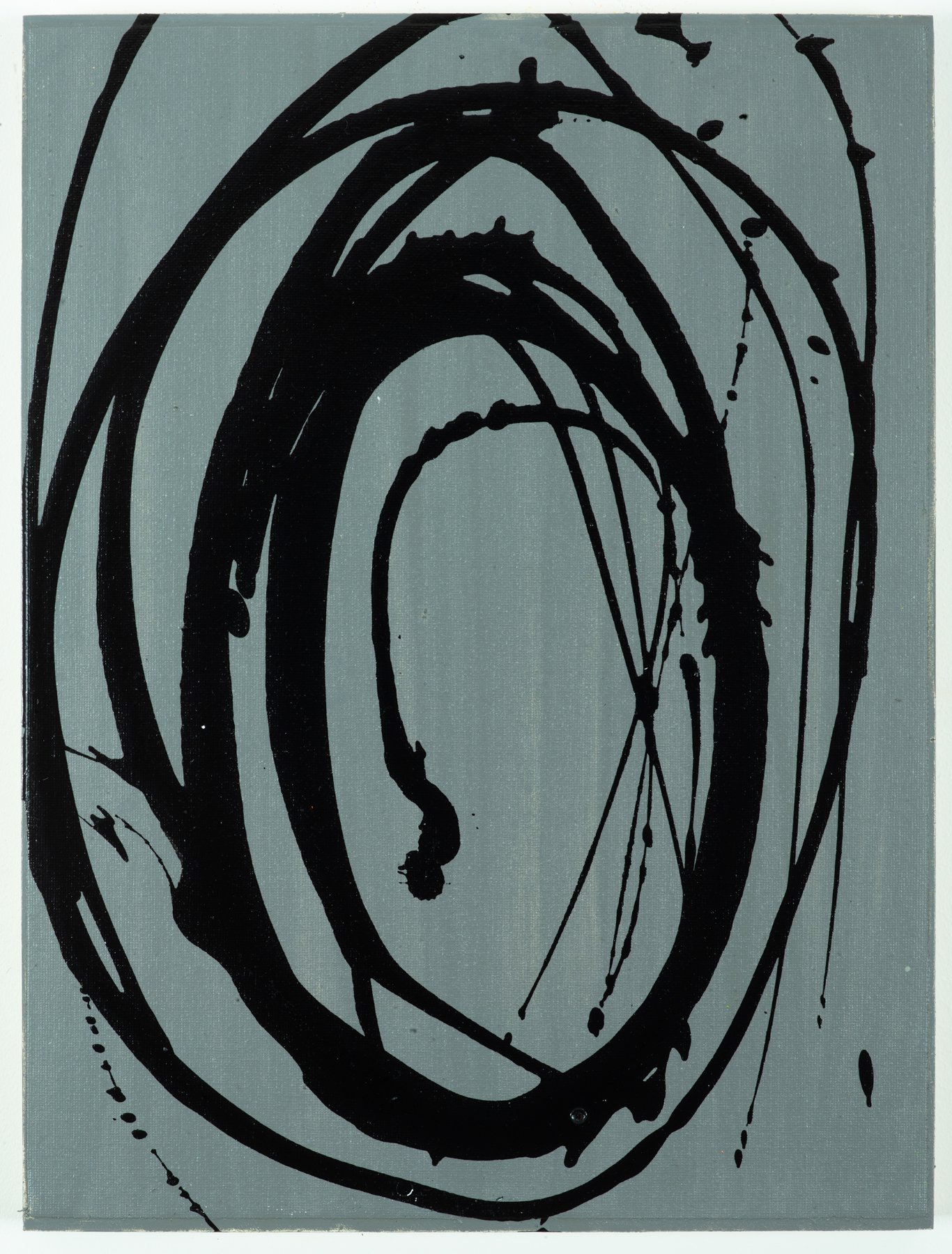Tourbillion 3, acrylic on canvas on panel, 16 x 12", 2019