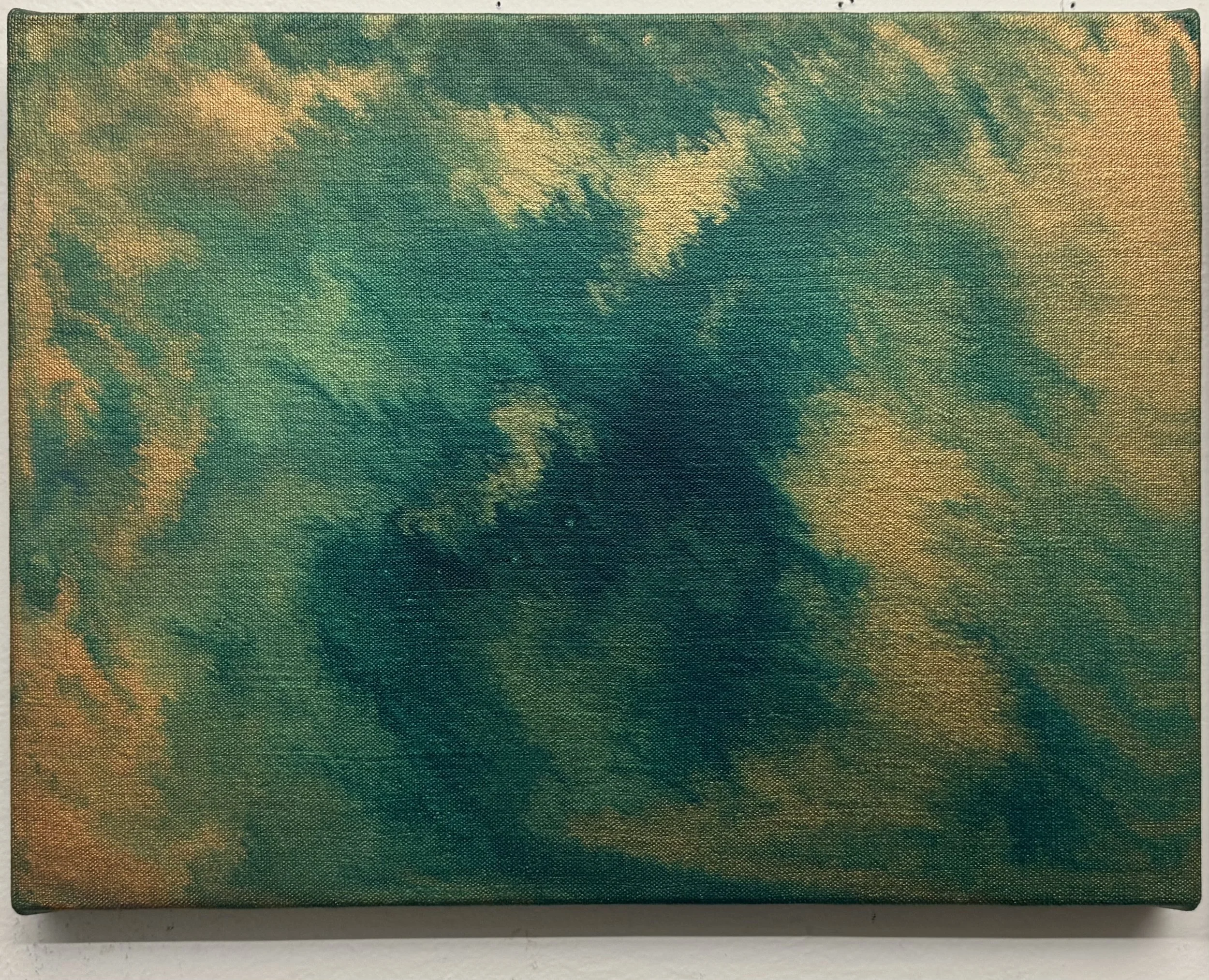 Above the Golden Clouds/ Sopra le nuvole d'oro 30 x 40 cm, Acrylic on linen 2026