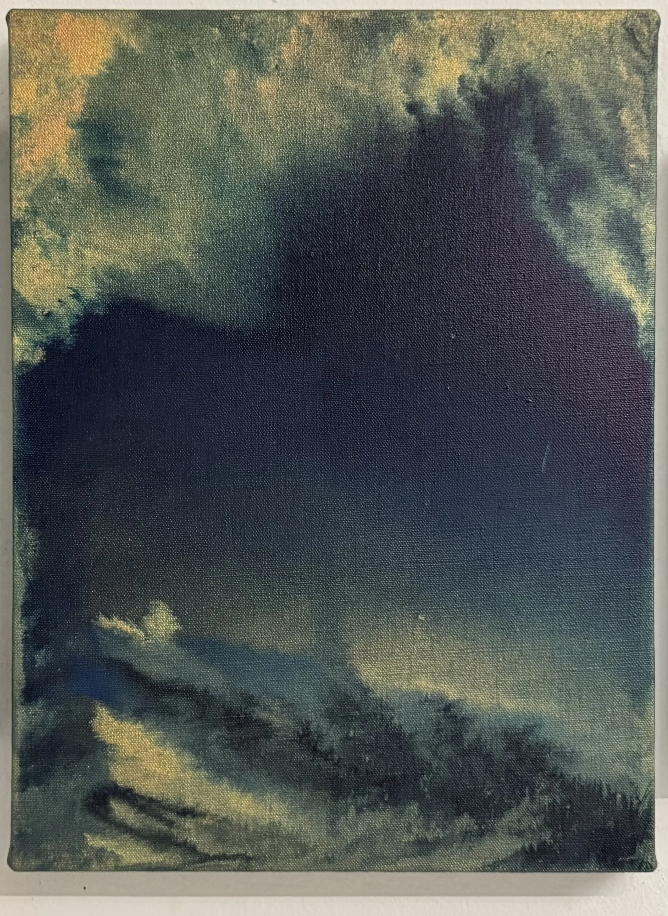 Epilimnion-Hypolimnion / Epilimnio-Ipolimnio 40 x 30 cm, Acrylic on linen 2026