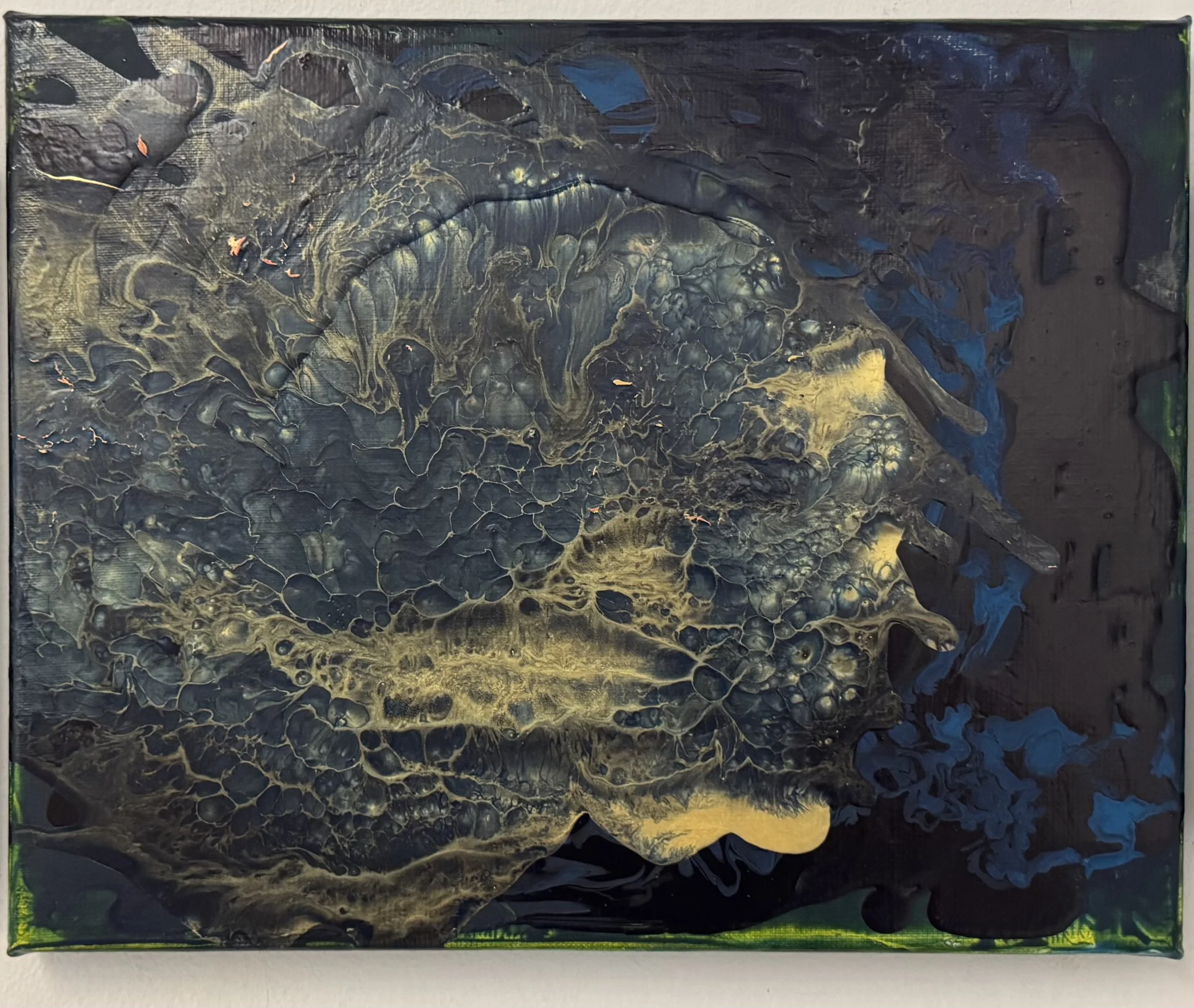 Sunken City / Città sommersa 22.86 × 30.48 cm, Acrylic on linen 2026
