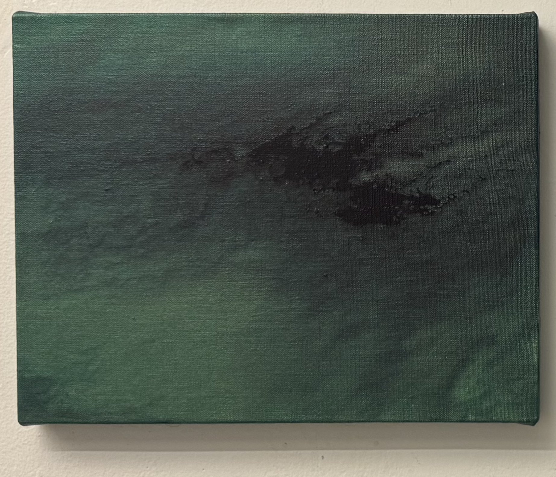 Lake Surface / Superficie del lago 28 x  35.5 cm Acrylic on linen 2026