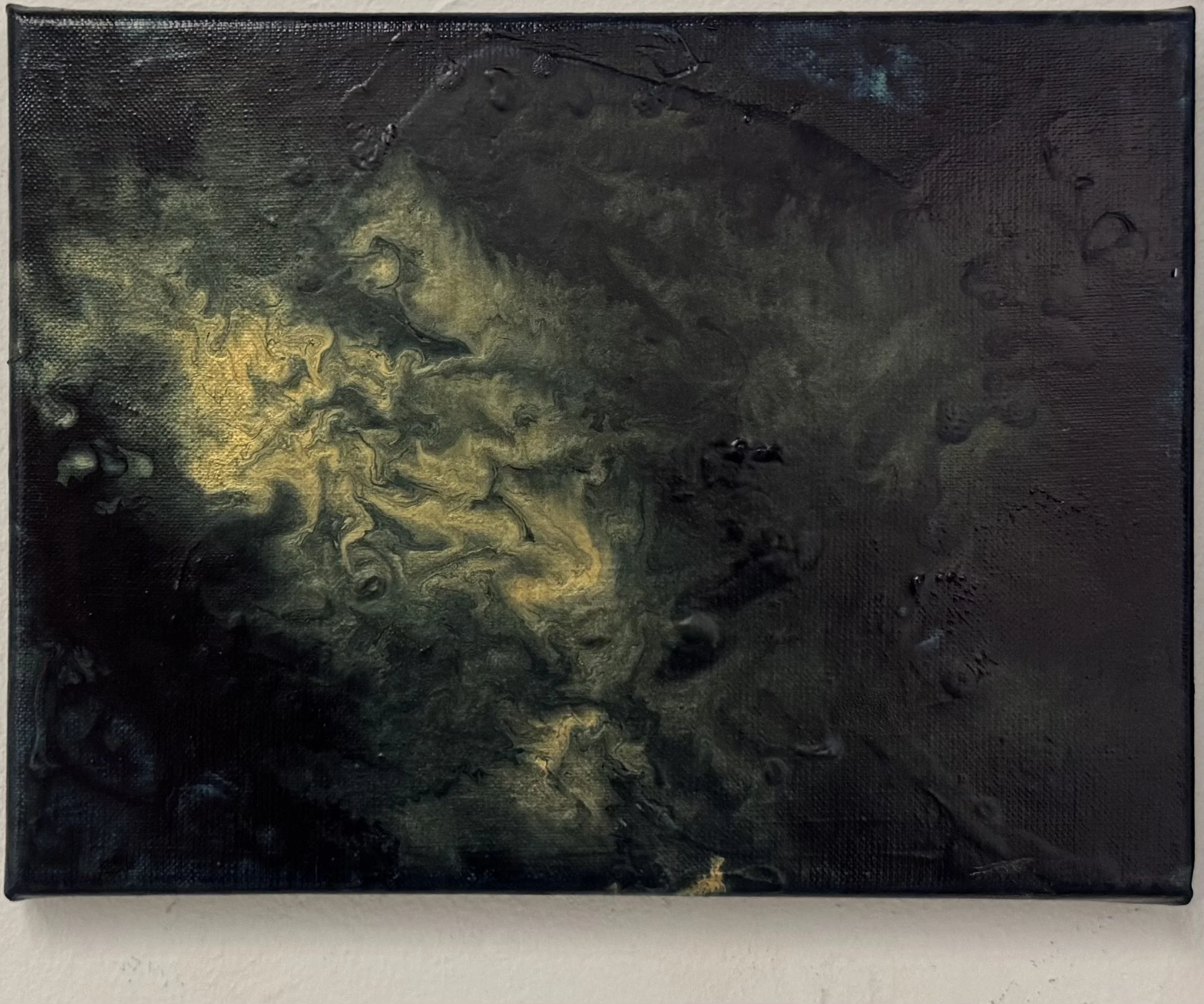 Water Signs / Segni d'acqua Acrylic on linen 2026