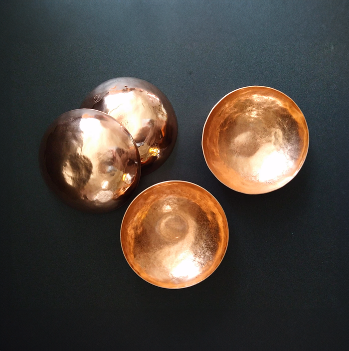 Copper Bowls - Set of 4