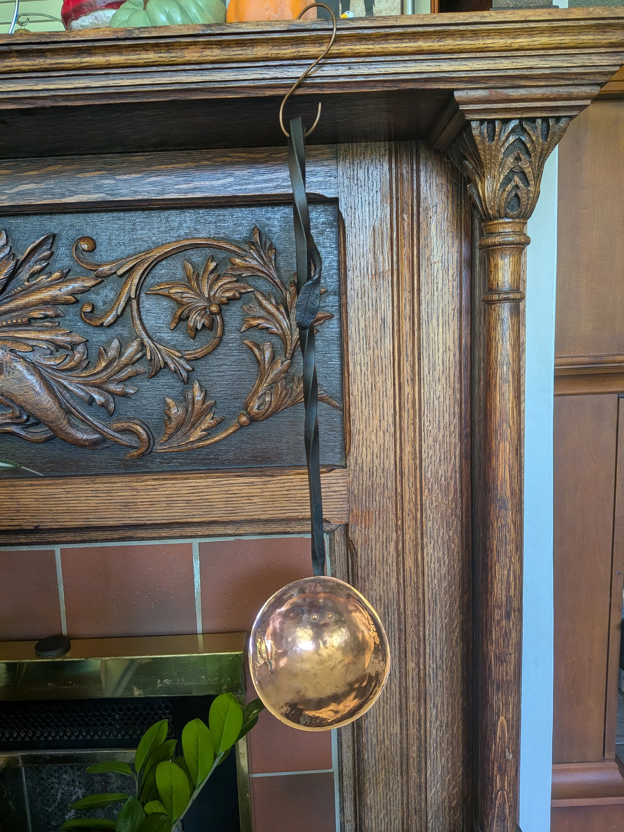 Large Copper and Steel Ladle