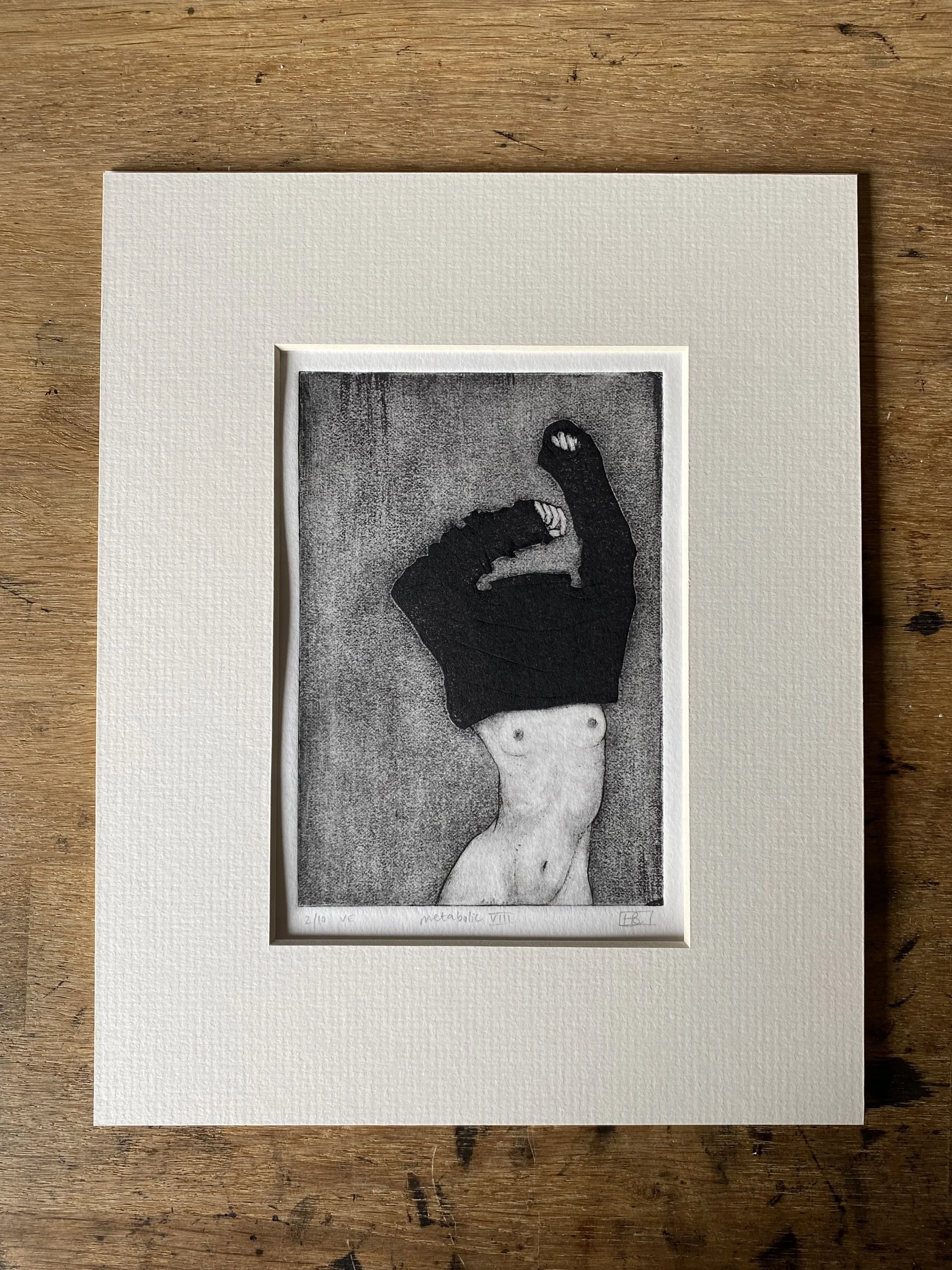 Woman changing clothes art print