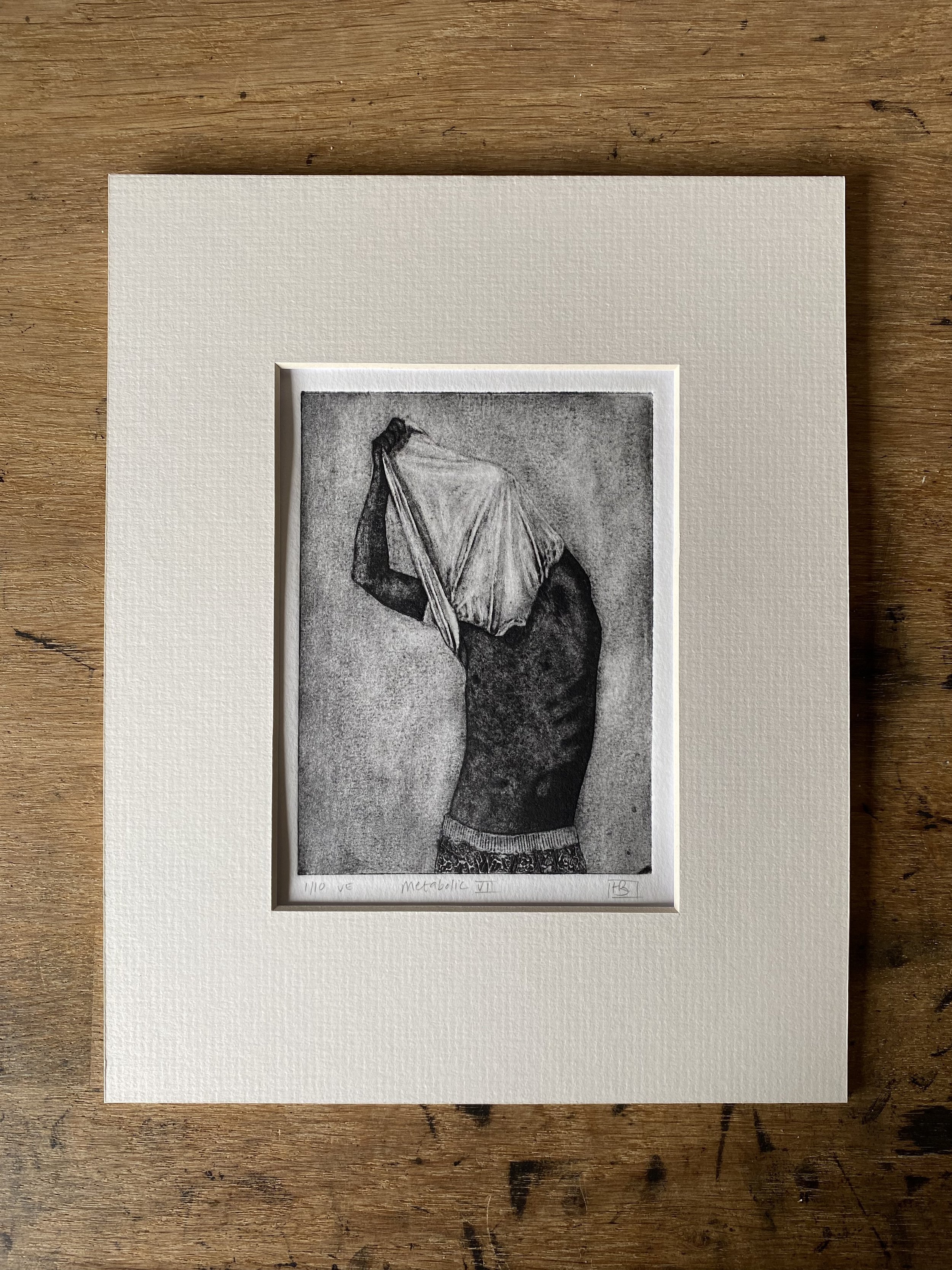 Man changing clothes art print