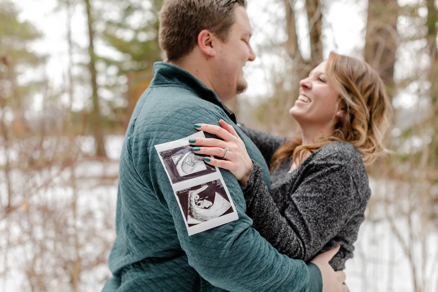 Katie + Clay | Pregnancy Announcement portraits