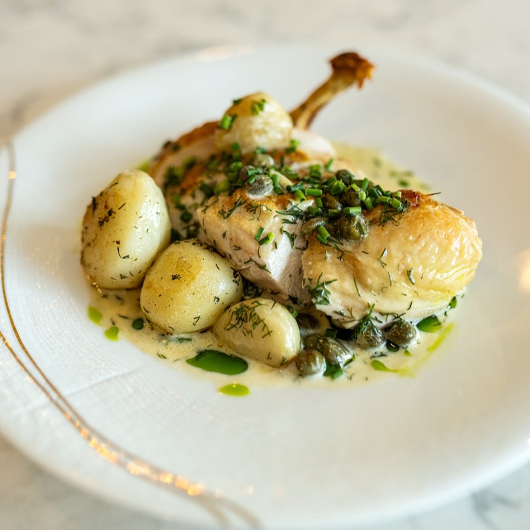 Roasted Chicken ✨
creme fraiche, fingerling potato, chive, jus
Join us for lunch at 12 PM // Dinner at 5 PM
Don’t forget to treat Mom this Sunday, reservations are still available, head to our website!
#lucastonybrook