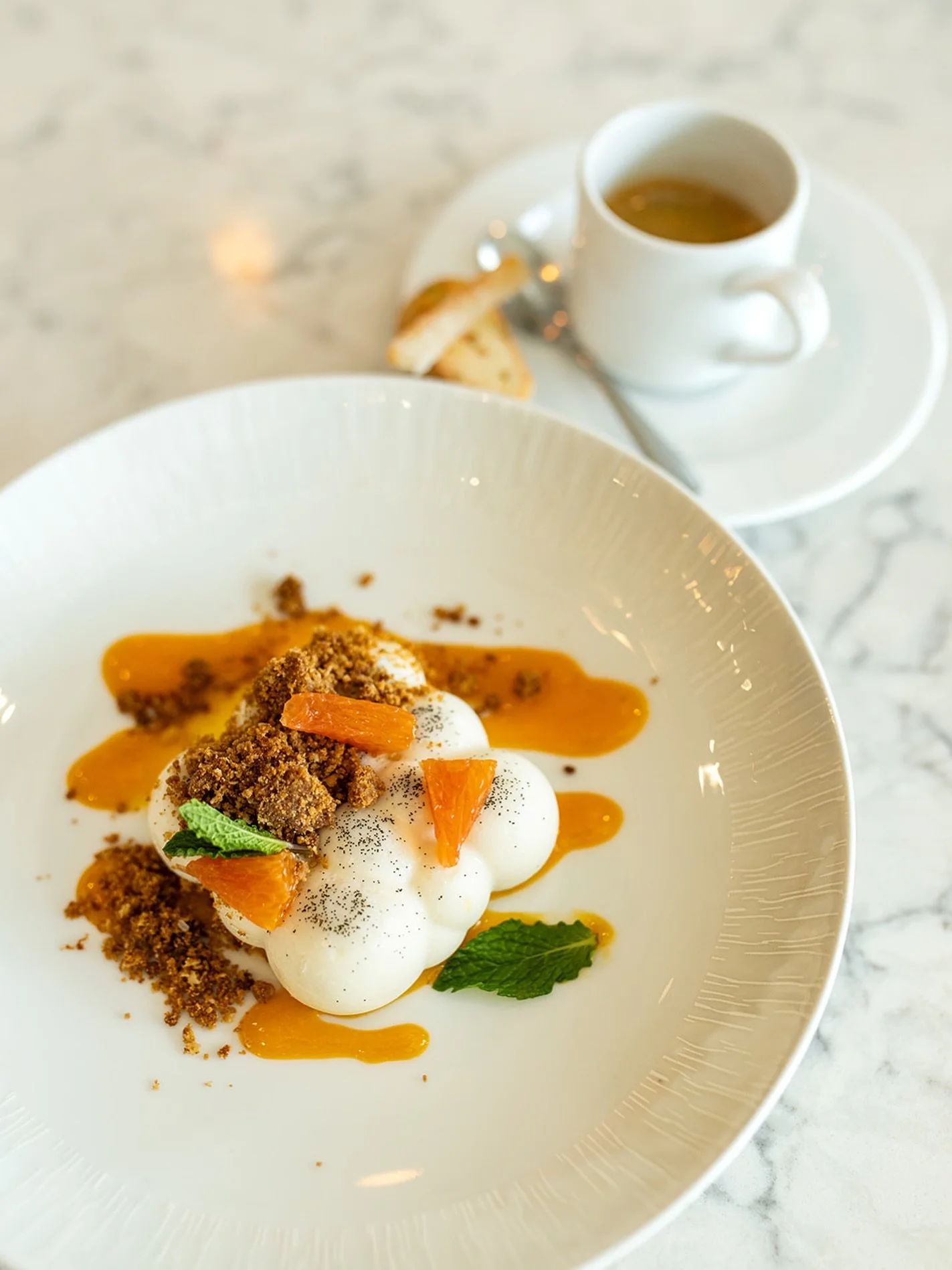 Madarine & Vanilla Panna Cotta ✨
toasted oat crumble
#lucastonybrook