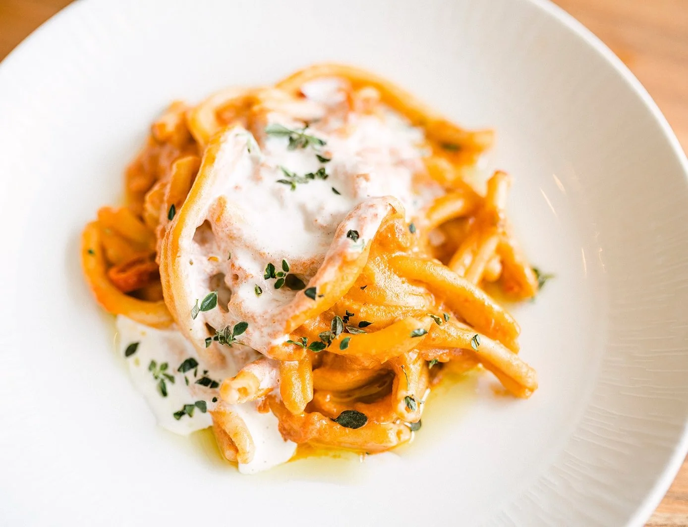 House Made Pasta ✨
Casarecce a la Vodka
calabrian chili, guanciale, vodka, tomato, cream
Gluten Free?
fresh gluten free pasta may be substituted for any pasta
#lucastonybrook