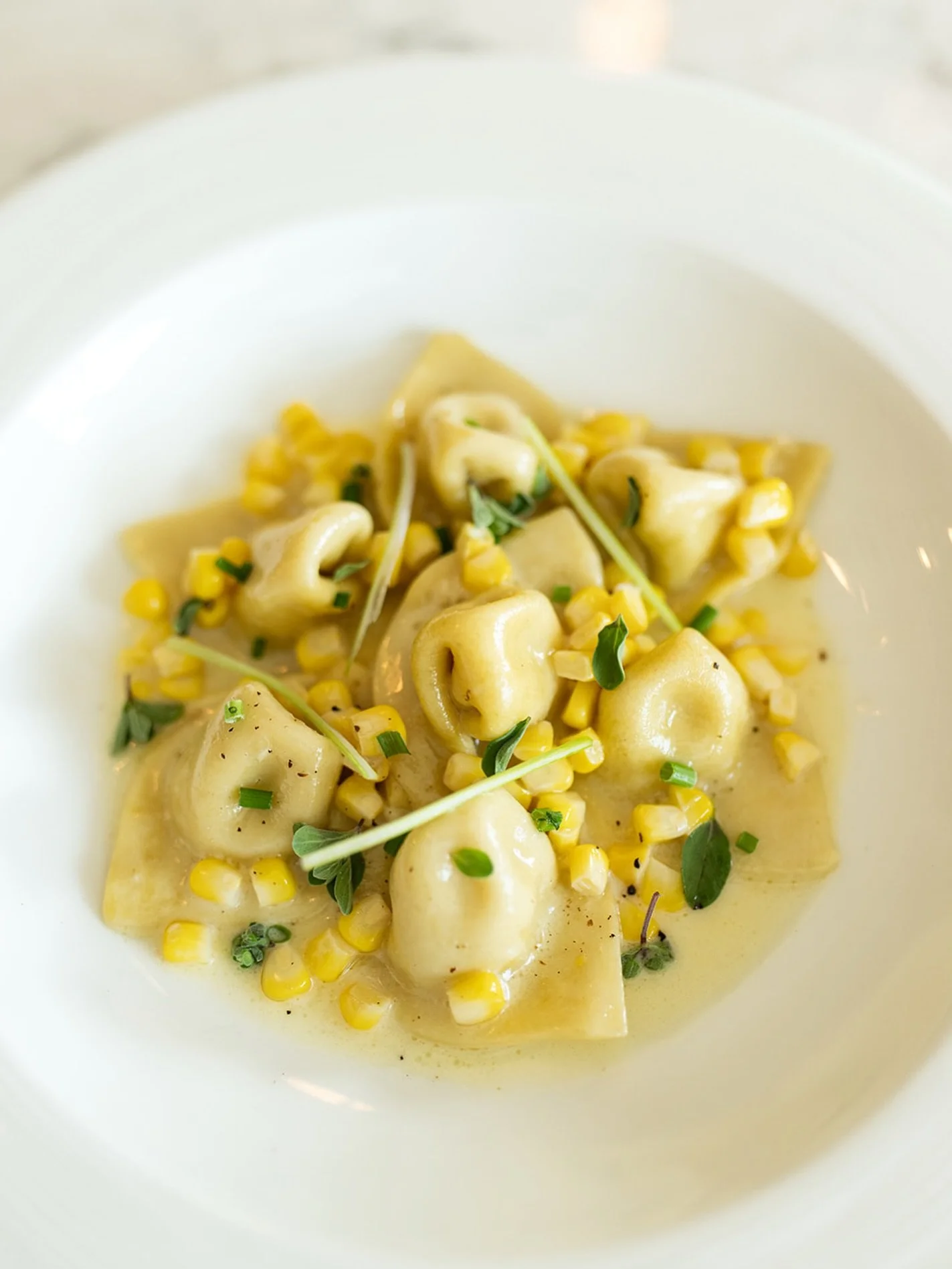 Corn Cappelletti

stracciatella, lemon butter, marjoram

#lucastonybrook
