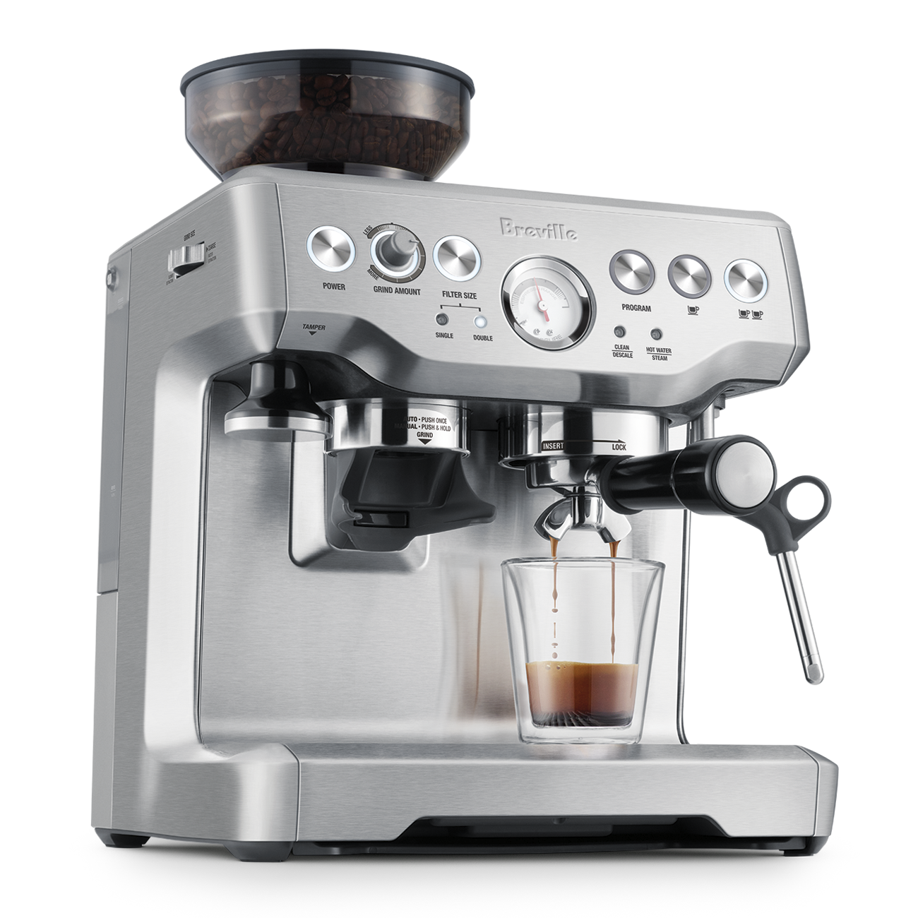 Breville Barista Express Espresso Machine Built-In Grinder — Vibrant  Coffee Roasters
