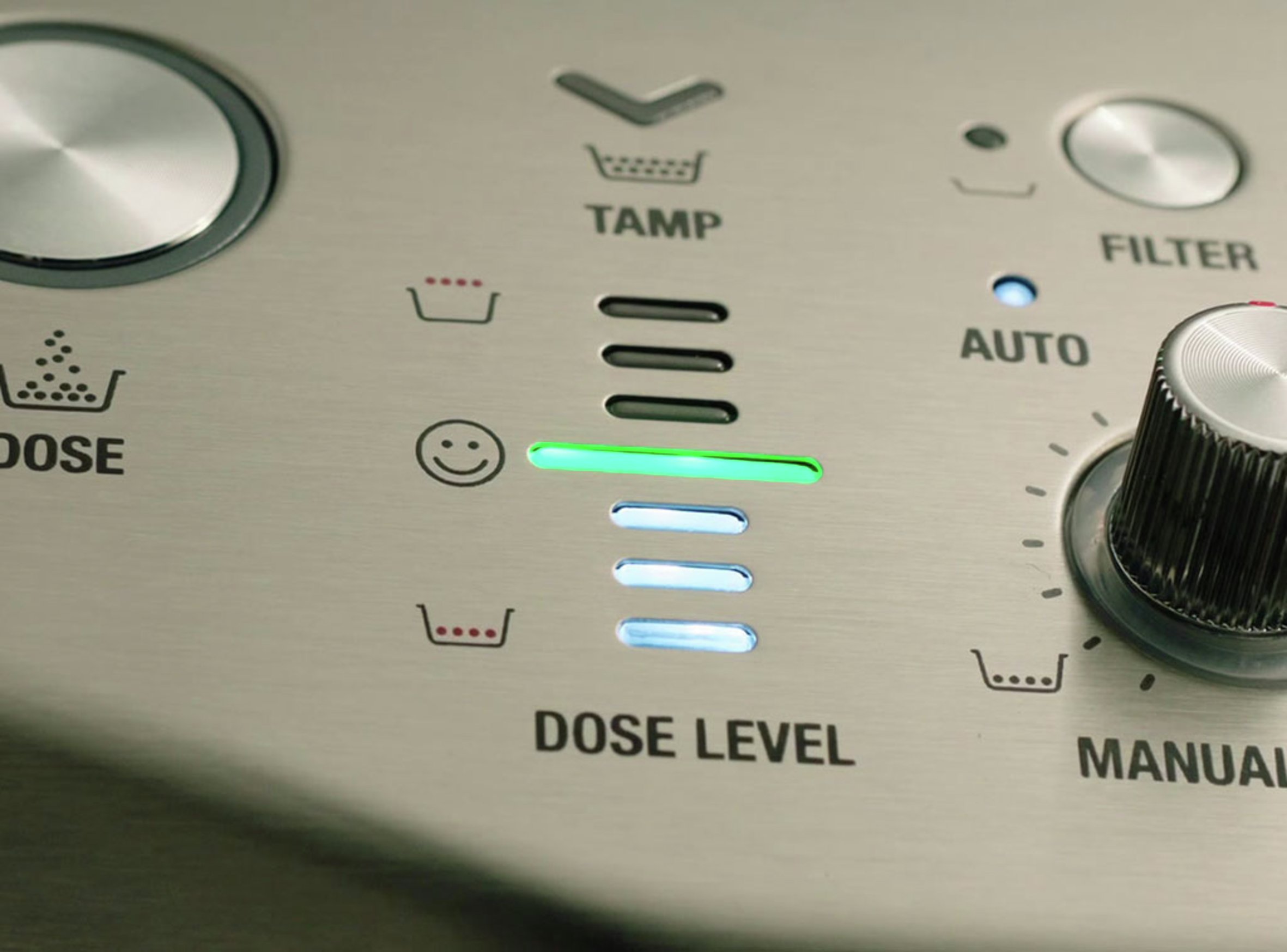 image of dose/tamping system display lights