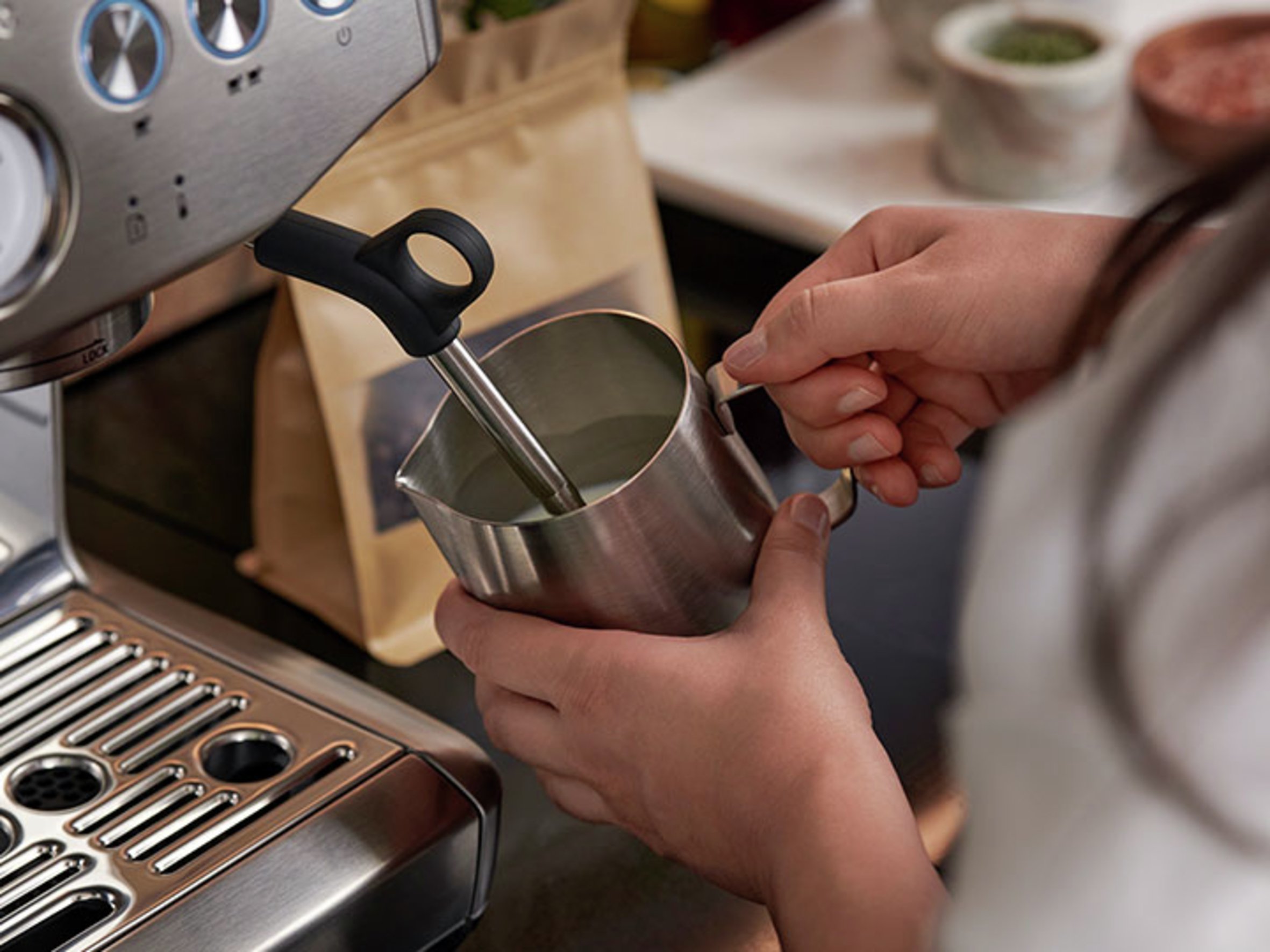 image of milk steaming