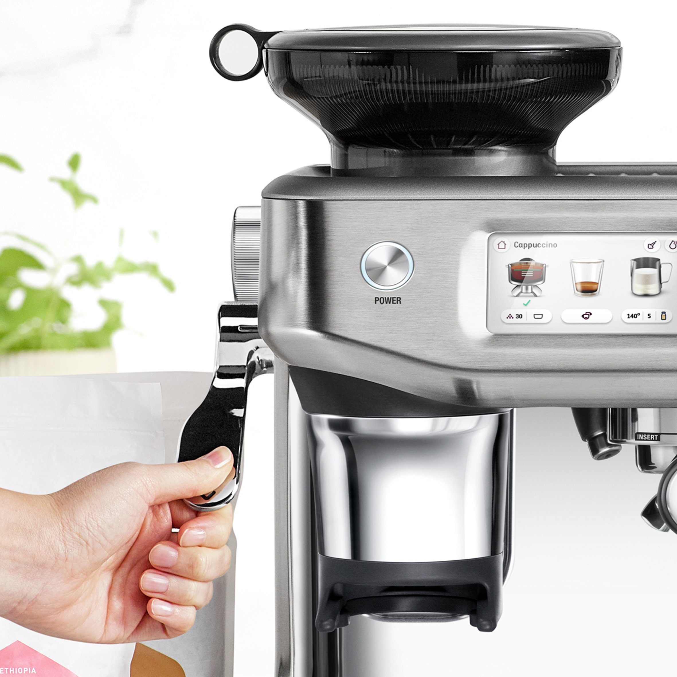  Breville Bambino Plus - Máquina de café expreso, 64