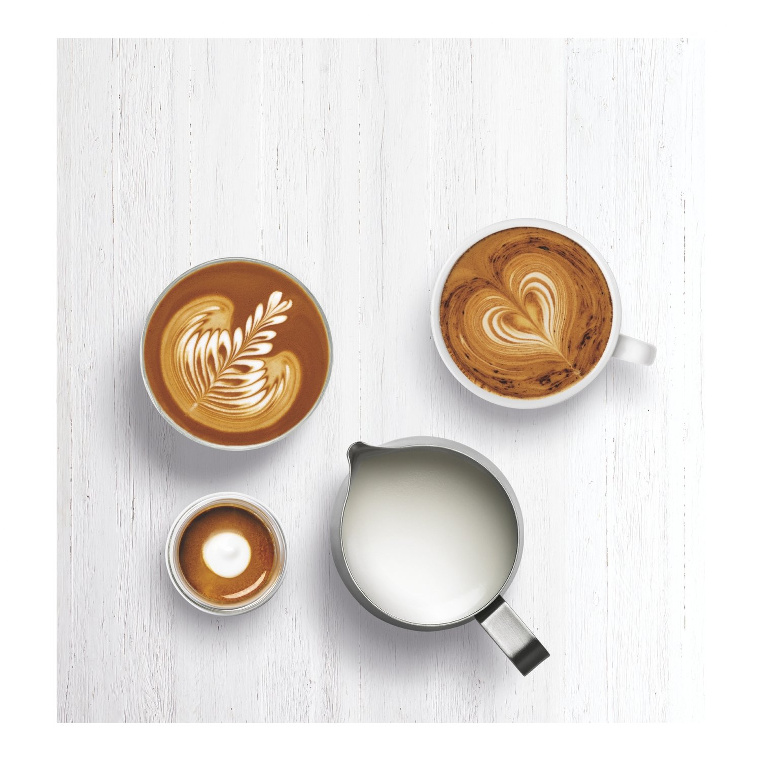 Cappuccinos, espressos y lattes con calidad barista con una