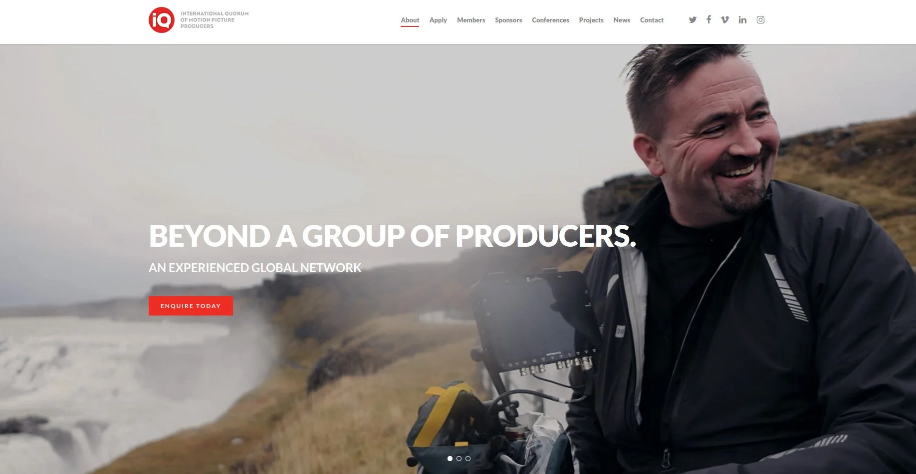 IQ Film hired me to coordinate the production of a new website in 2013.