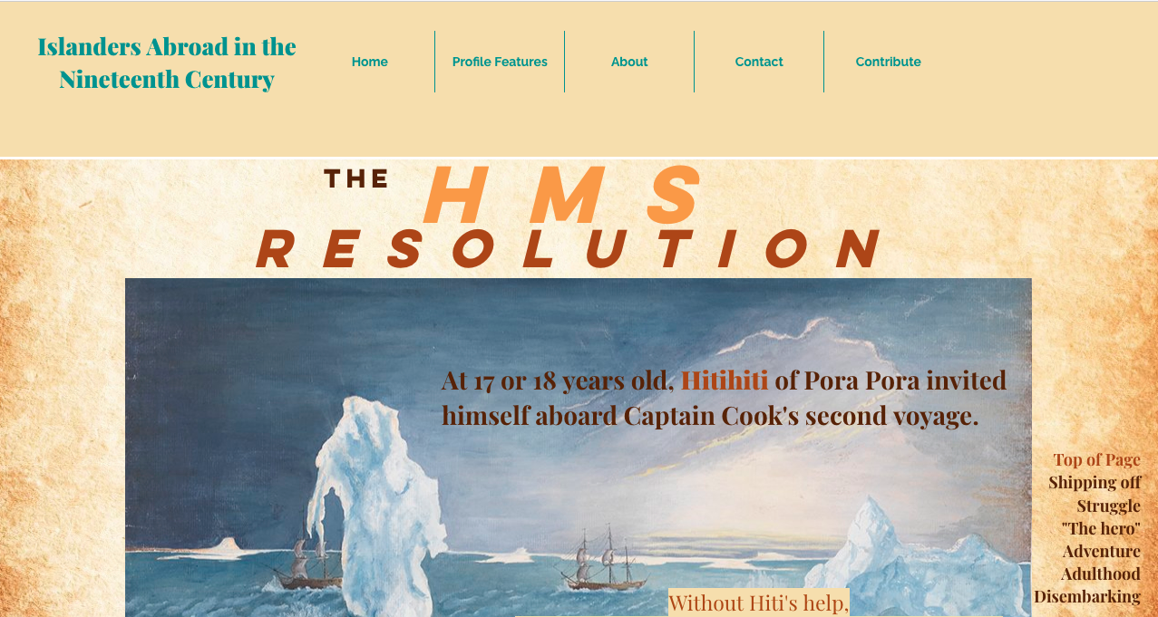 A Pacific Islanders history website created at Amherst College.