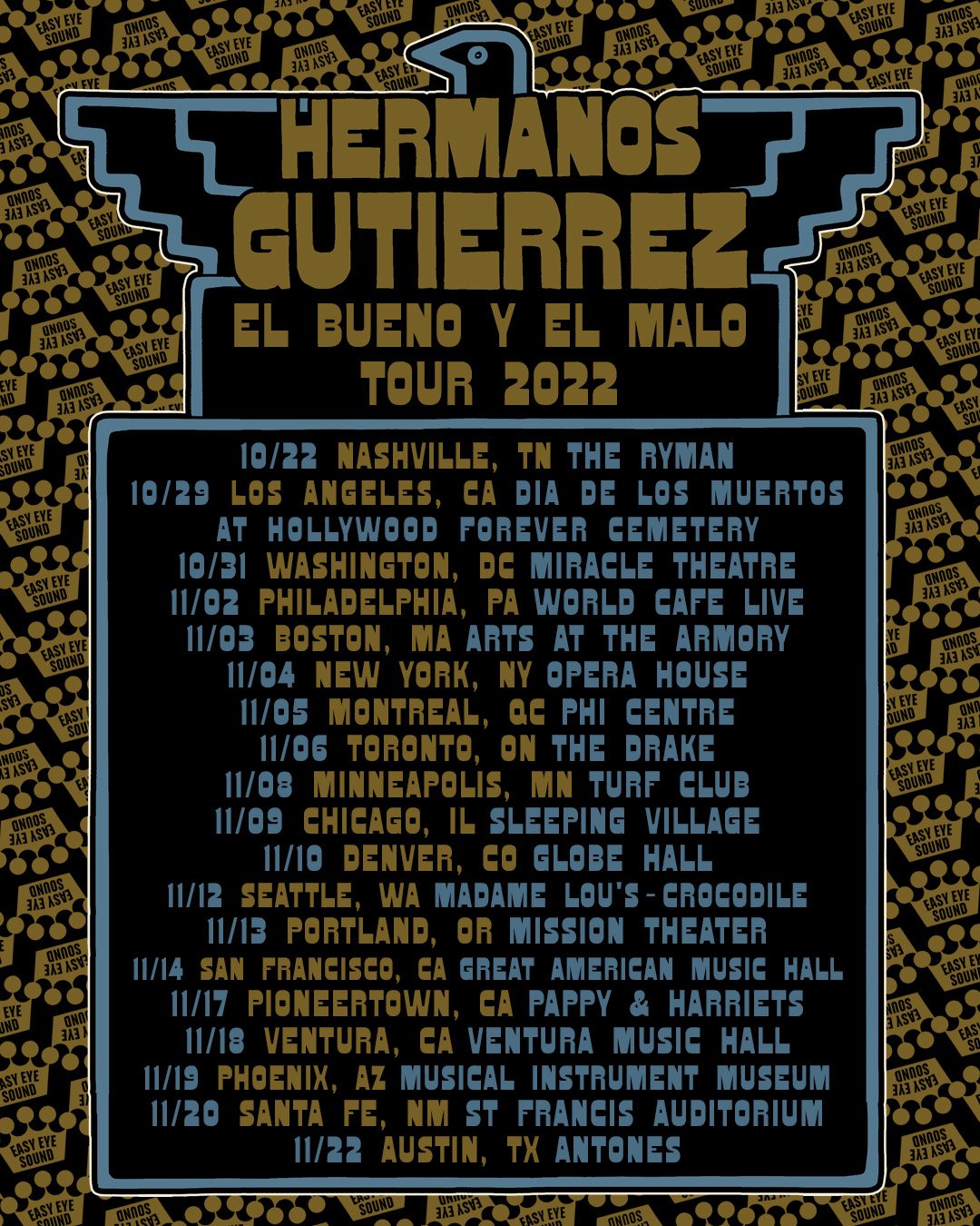 US Tour Dates released following ‘El Bueno Y El Malo’ announcement