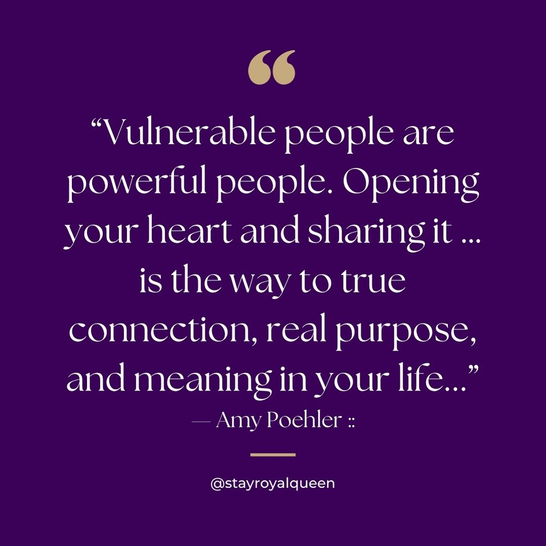 It&rsquo;s worth saying again: VULNERABLE PEOPLE ARE POWERFUL PEOPLE 💥

@amypoehler is speaking truth. 

We all crave to be loved + seen for who we really are. The more we share who we truly are, the more we give others permission to do the same. 🤲