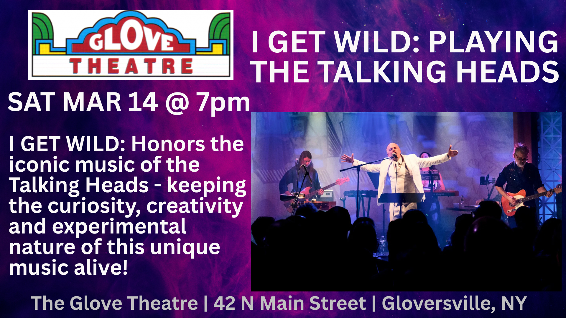 I GET WILD: PLAYING THE TALKING HEADS