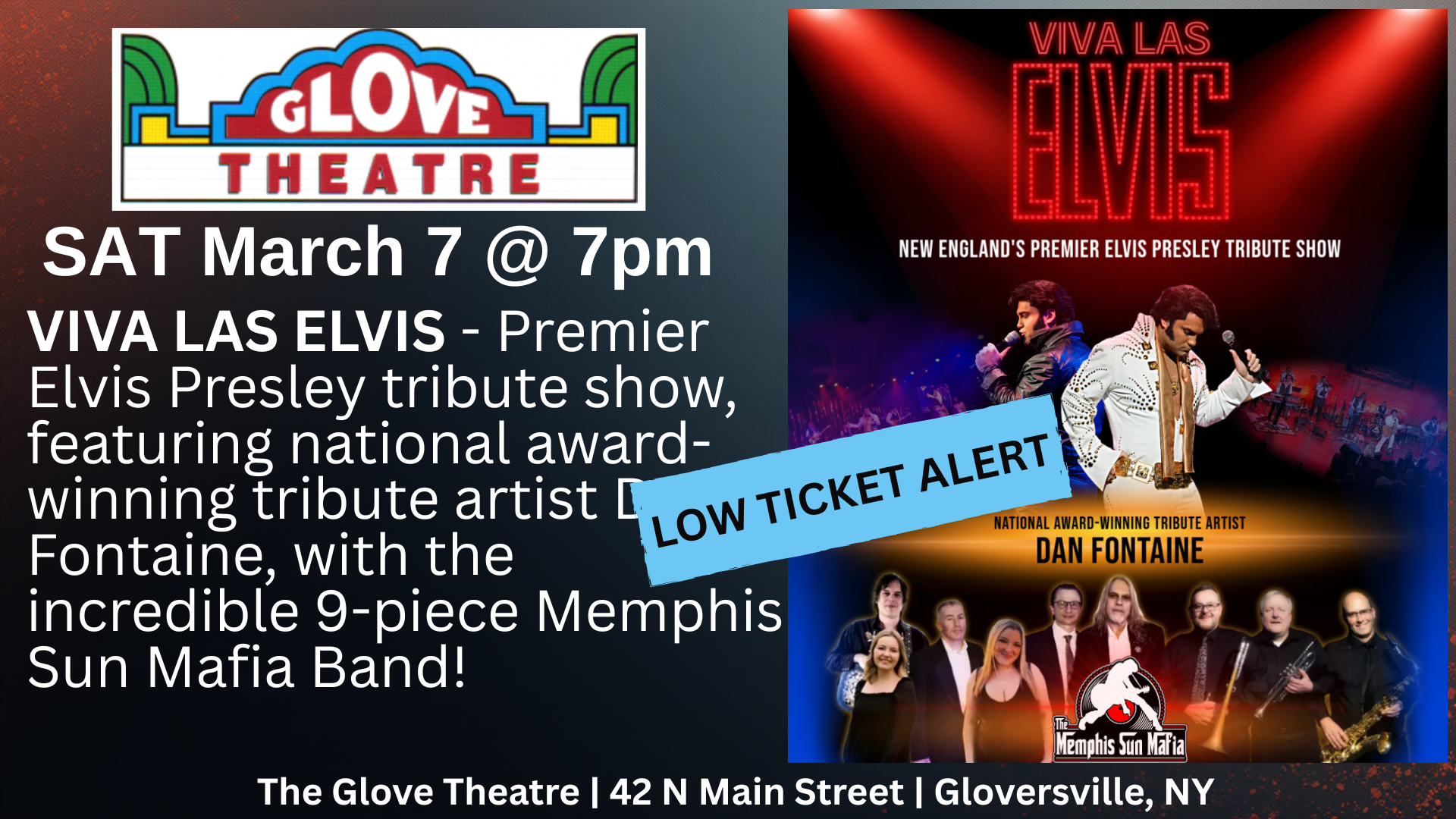 VIVA LAS ELVIS-Feat. national award-winning tribute artist Dan Fontaine & Memphis Sun Mafia Band