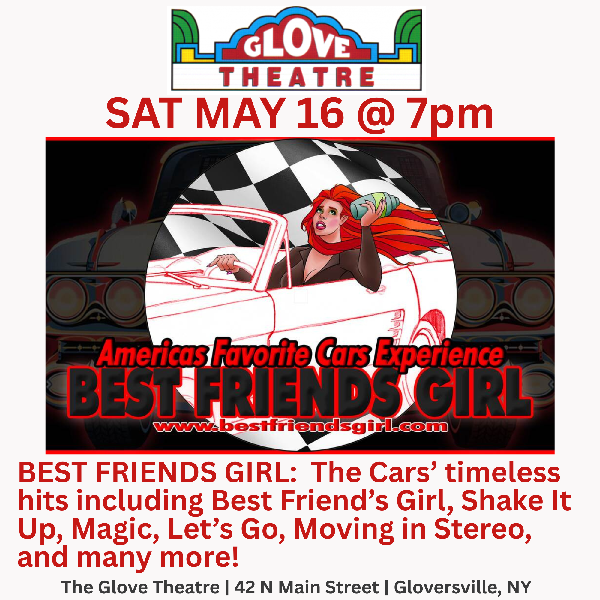 BEST FRIENDS GIRL: AMERICA'S FAVORITE CARS EXPERIENCE