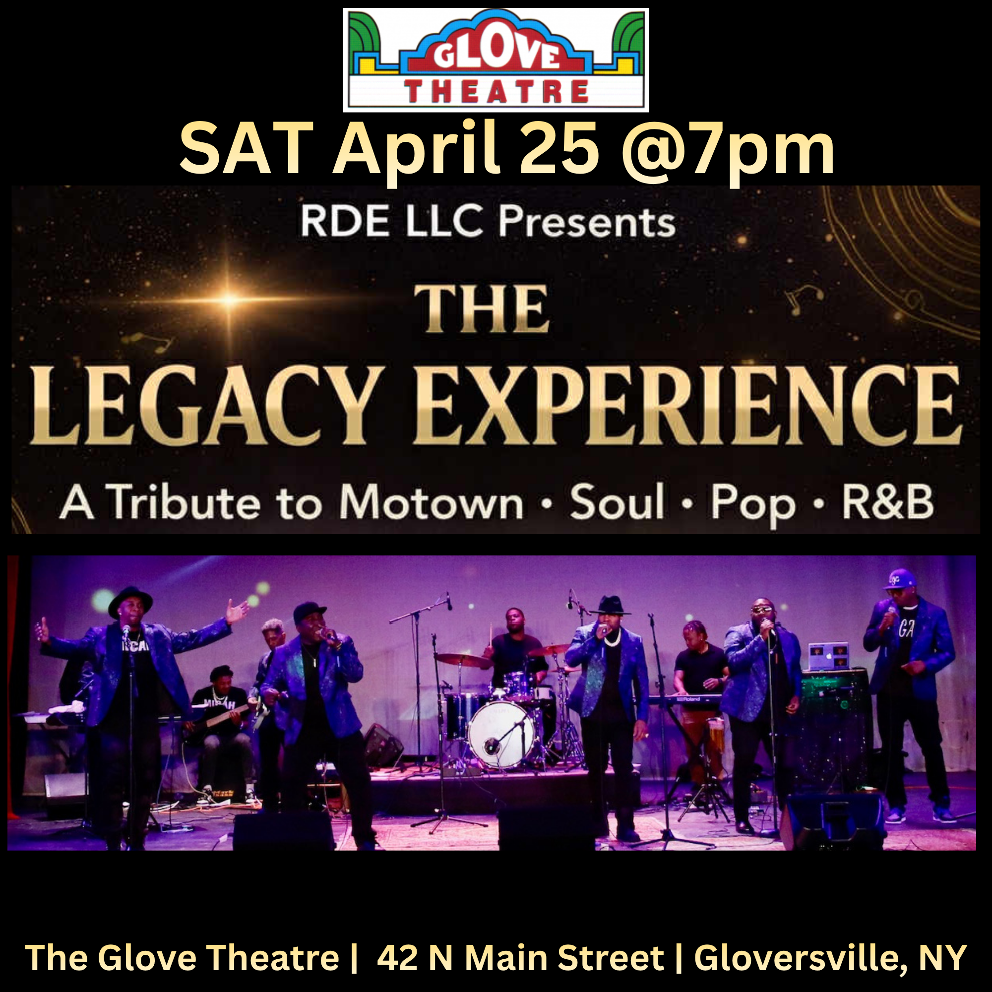 THE LEGACY EXPERIENCE: A TRIBUTE TO MOTOWN, SOUL, POP, R&amp;B