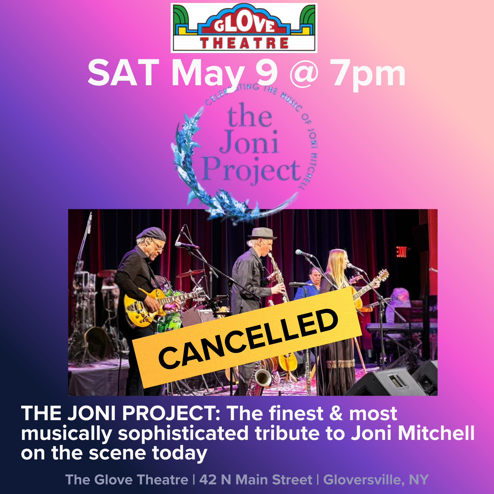 THE JONI PROJECT: A CELEBRATION OF THE MUSIC OF JONI MITCHELL