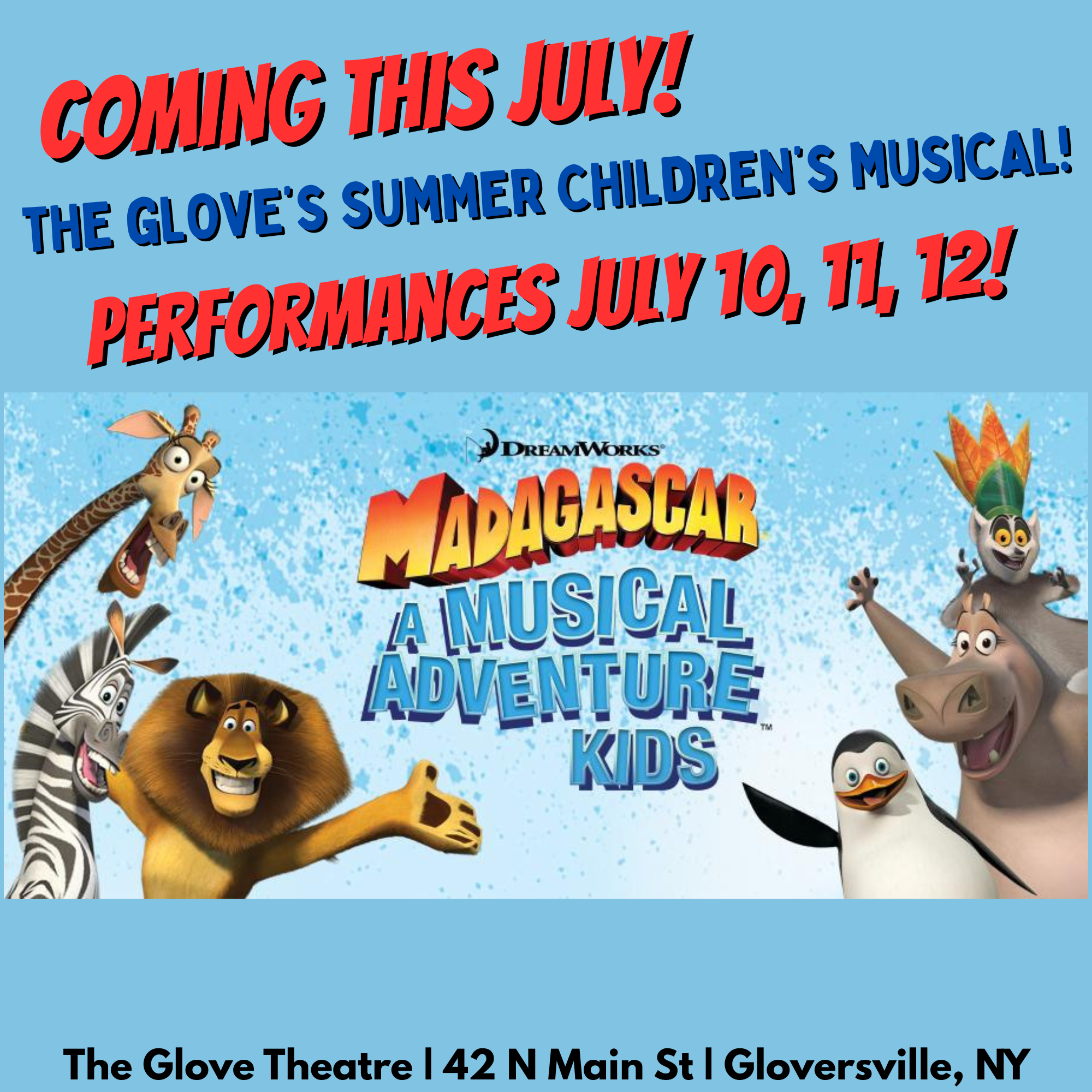 MADAGASCAR– A MUSICAL ADVENTURE KIDS