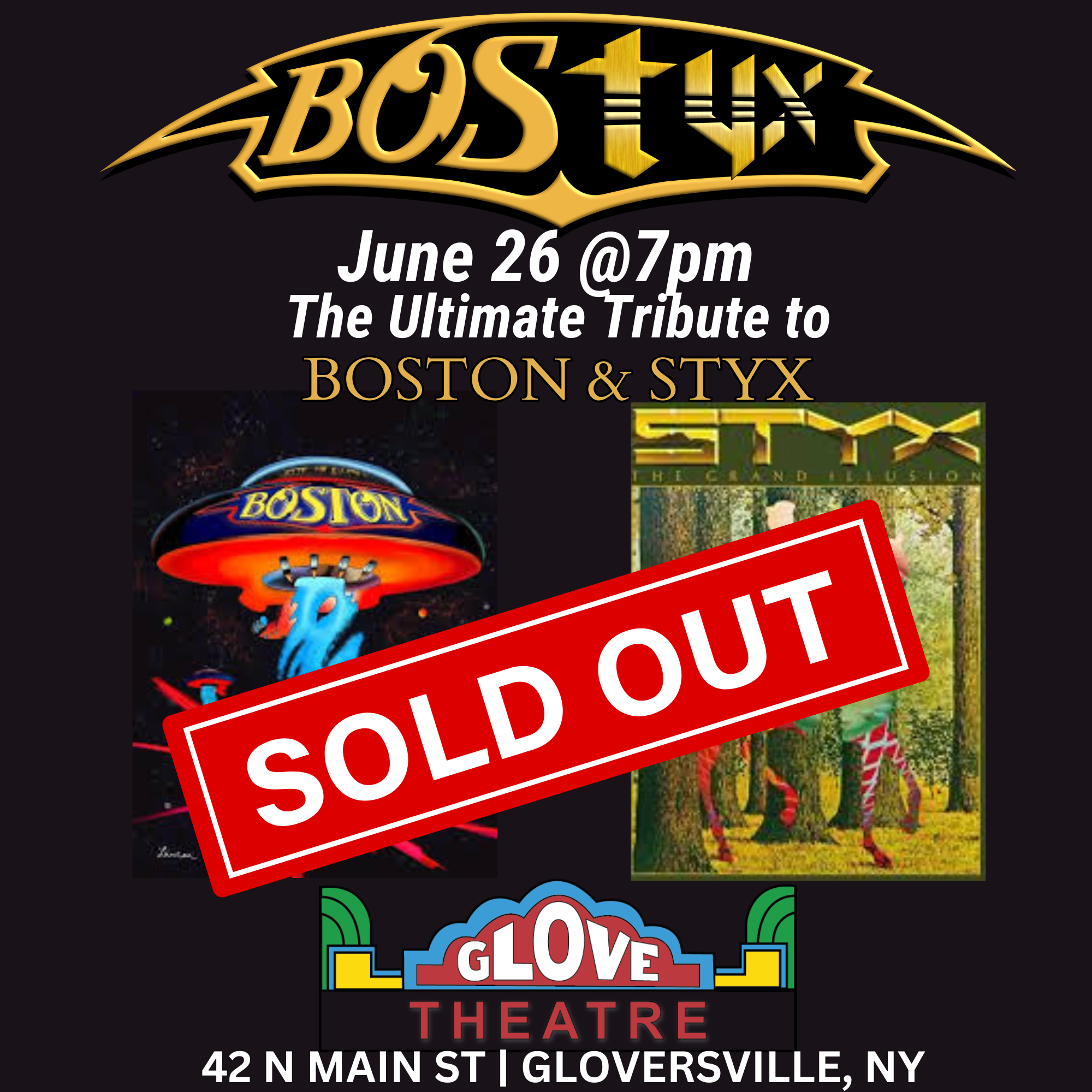 BOSTYX: THE ULTIMATE TRIBUTE TO BOSTON AND STYX