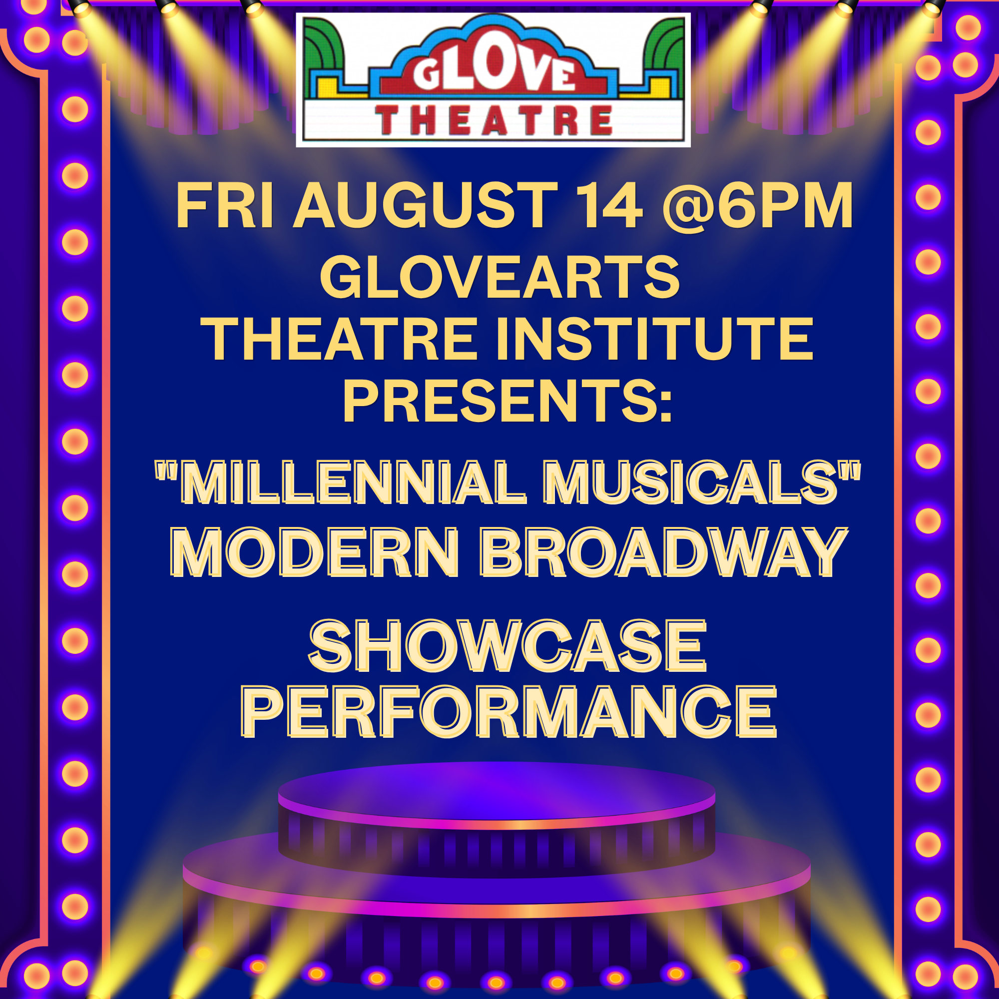 "MILLENNIAL MUSICALS", MODERN BROADWAY SHOWCASE