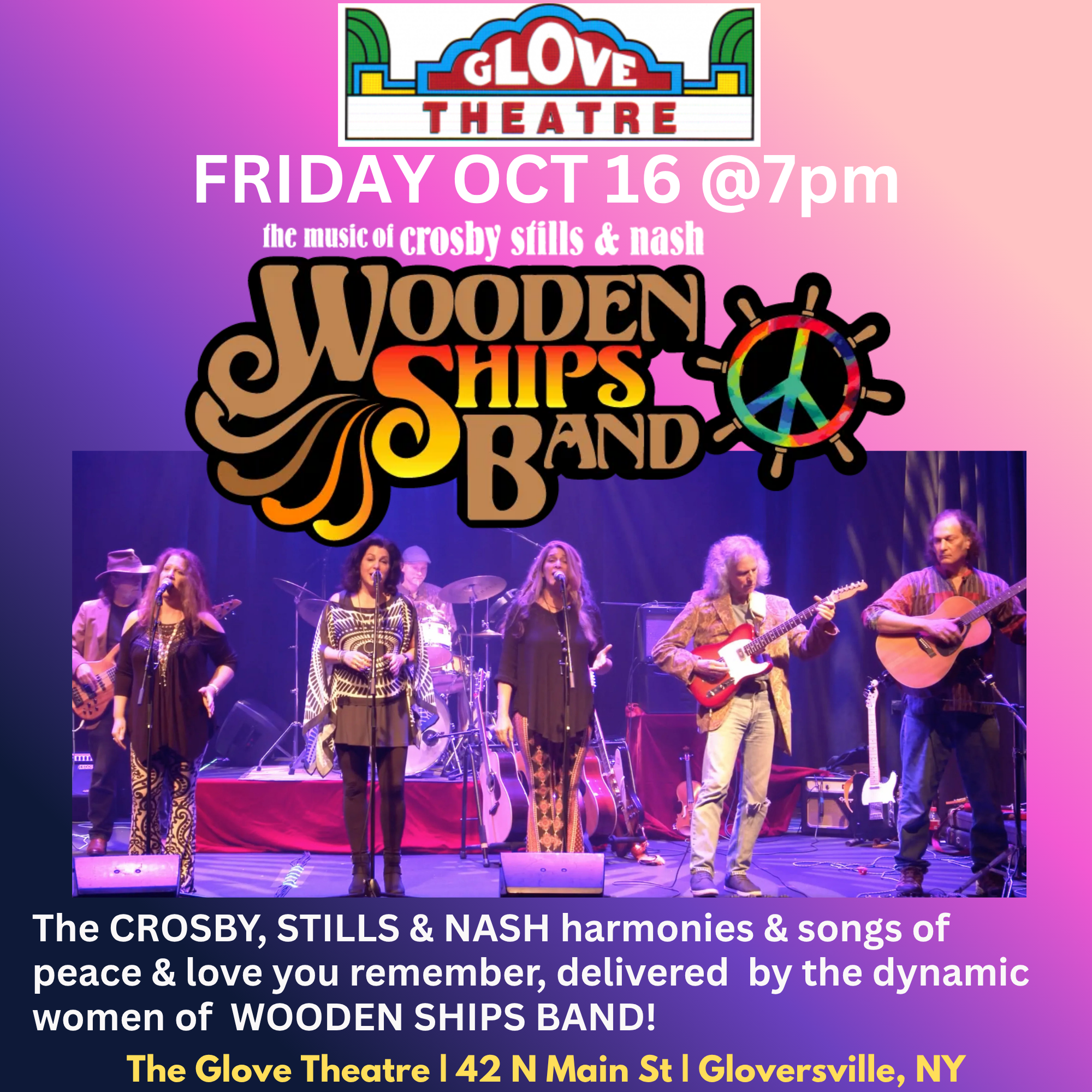 WOODEN SHIPS BAND: A TRIBUTE TO CROSBY STILLS & NASH